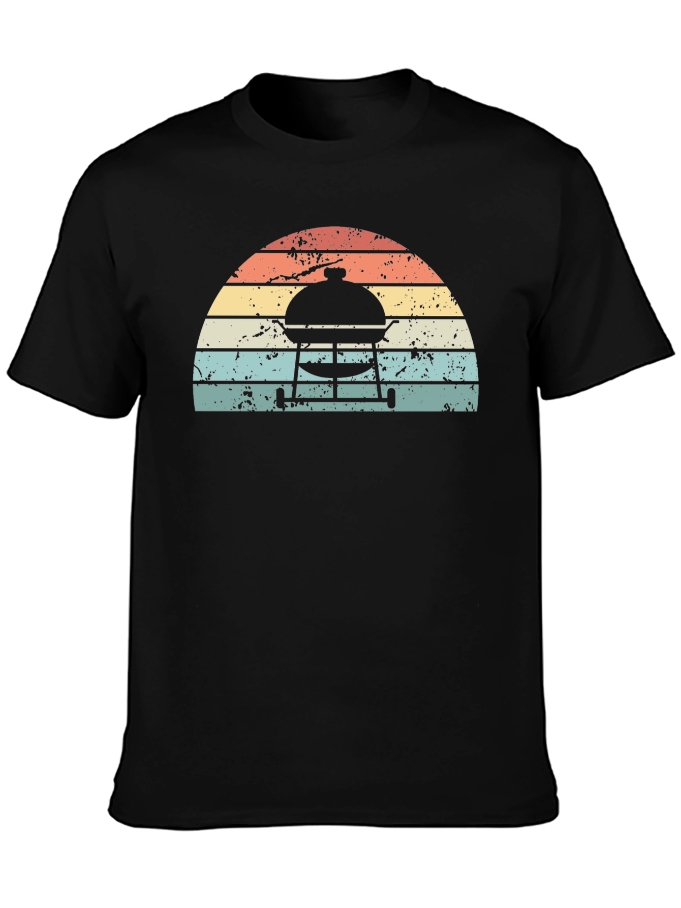 Retro Grill Master Sunset T-Shirt