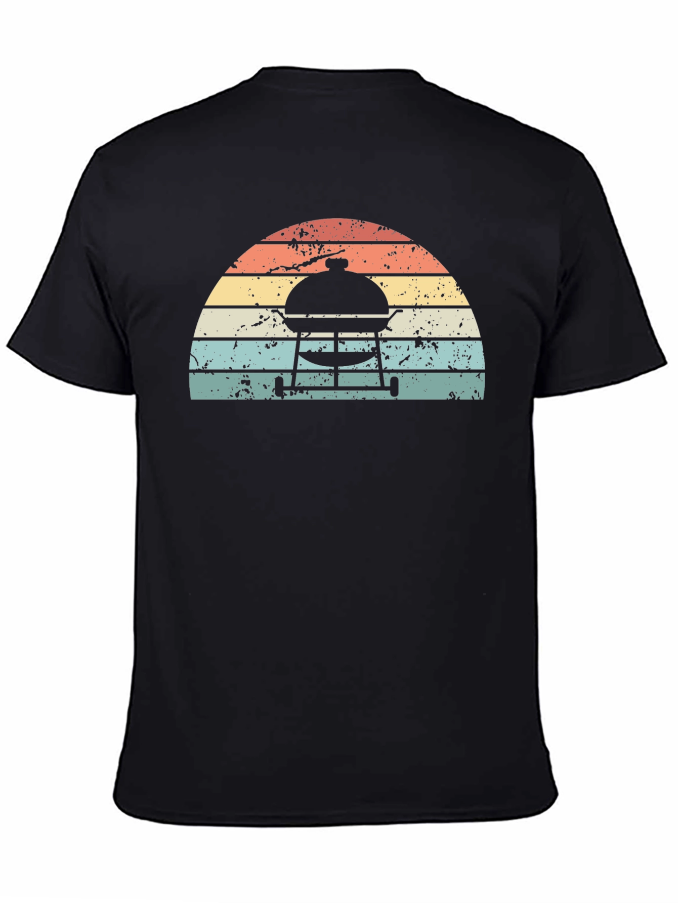 Retro Grill Master Sunset T-Shirt