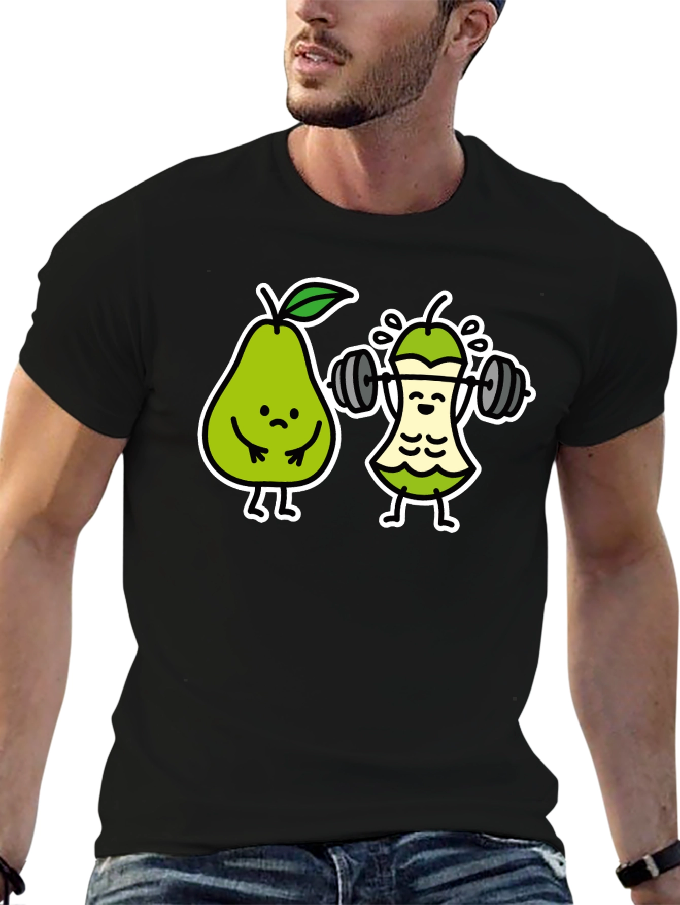Funny Pear Gym Workout T-Shirt
