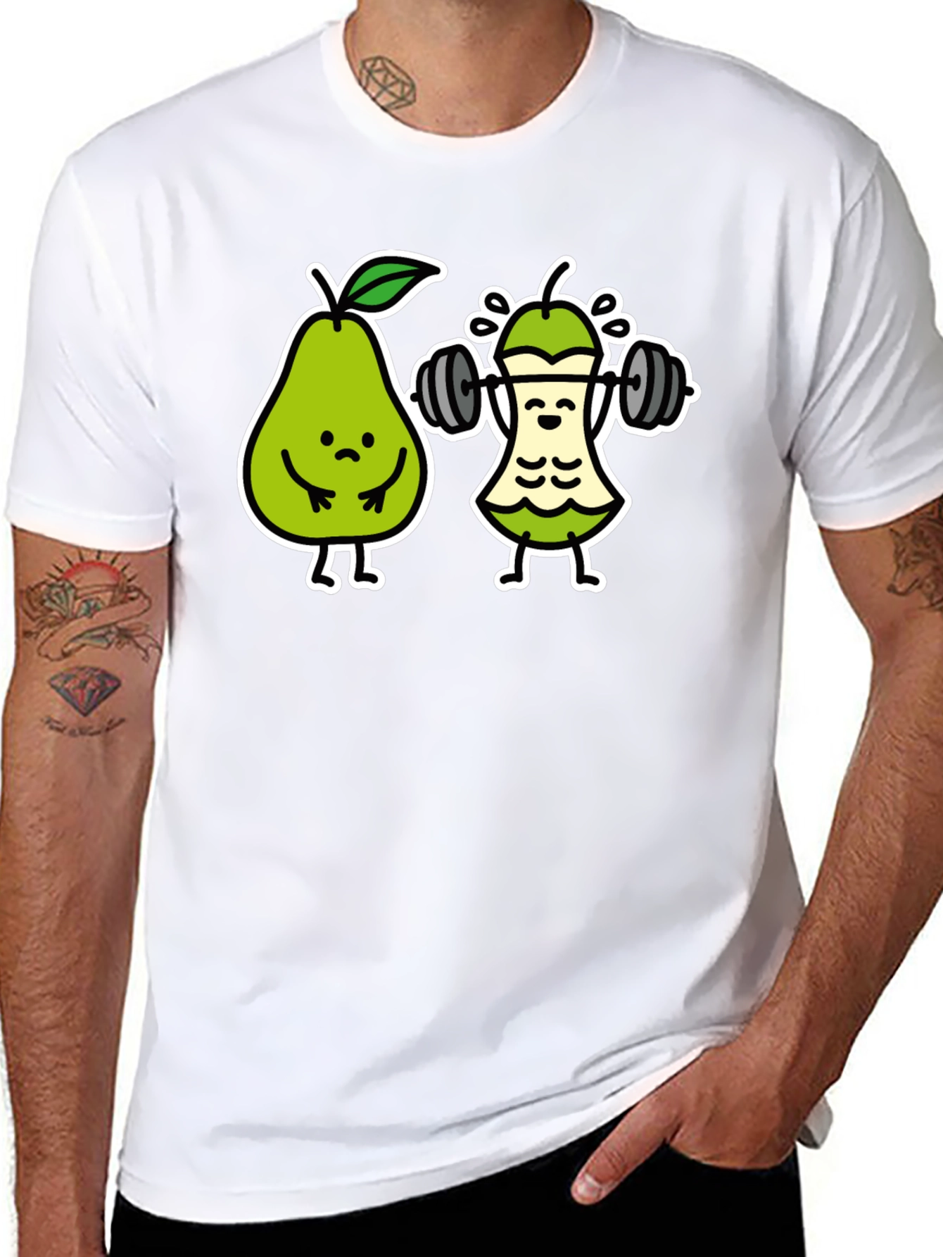 Funny Pear Gym Workout T-Shirt