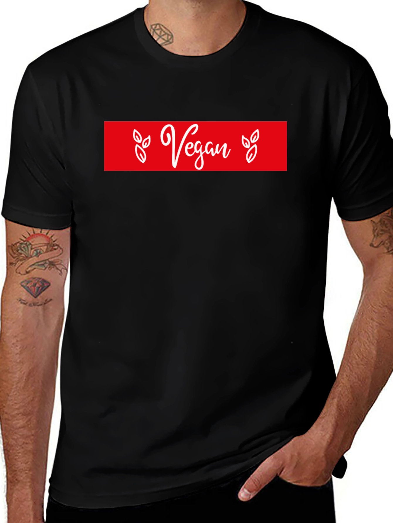 Vegan Graphic T-Shirt - Stylish Vegetarian Tee