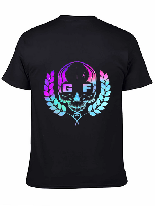 GF Skull Graphic Tee - Cool Retro Design