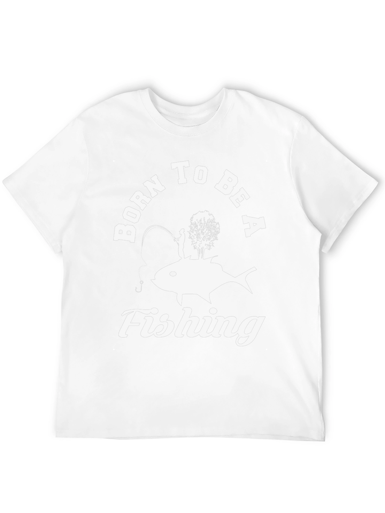 Born to be a Fishing T-Shirt - Black