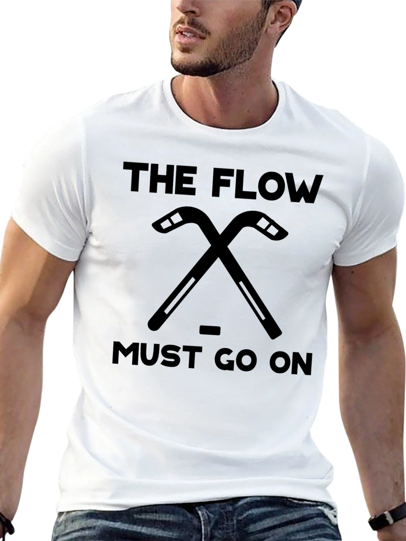 The Flow Must Go On Hockey T-Shirt