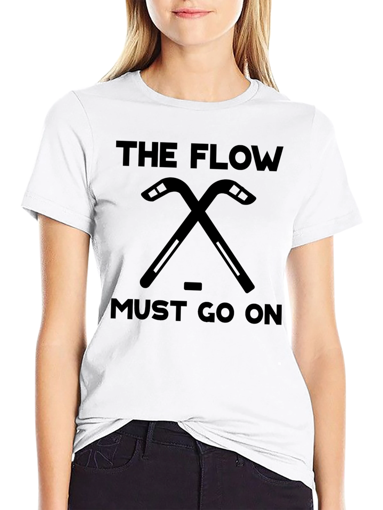 The Flow Must Go On Hockey T-Shirt