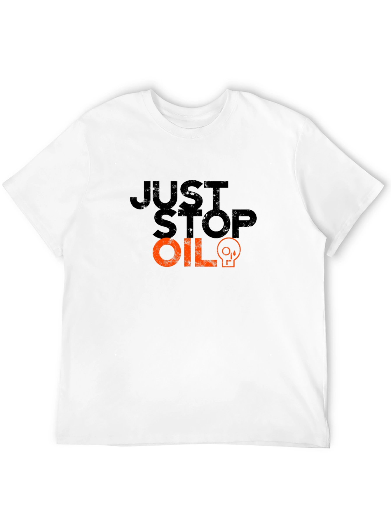 Just Stop Oil Graphic Tee - Eco Activism Shirt