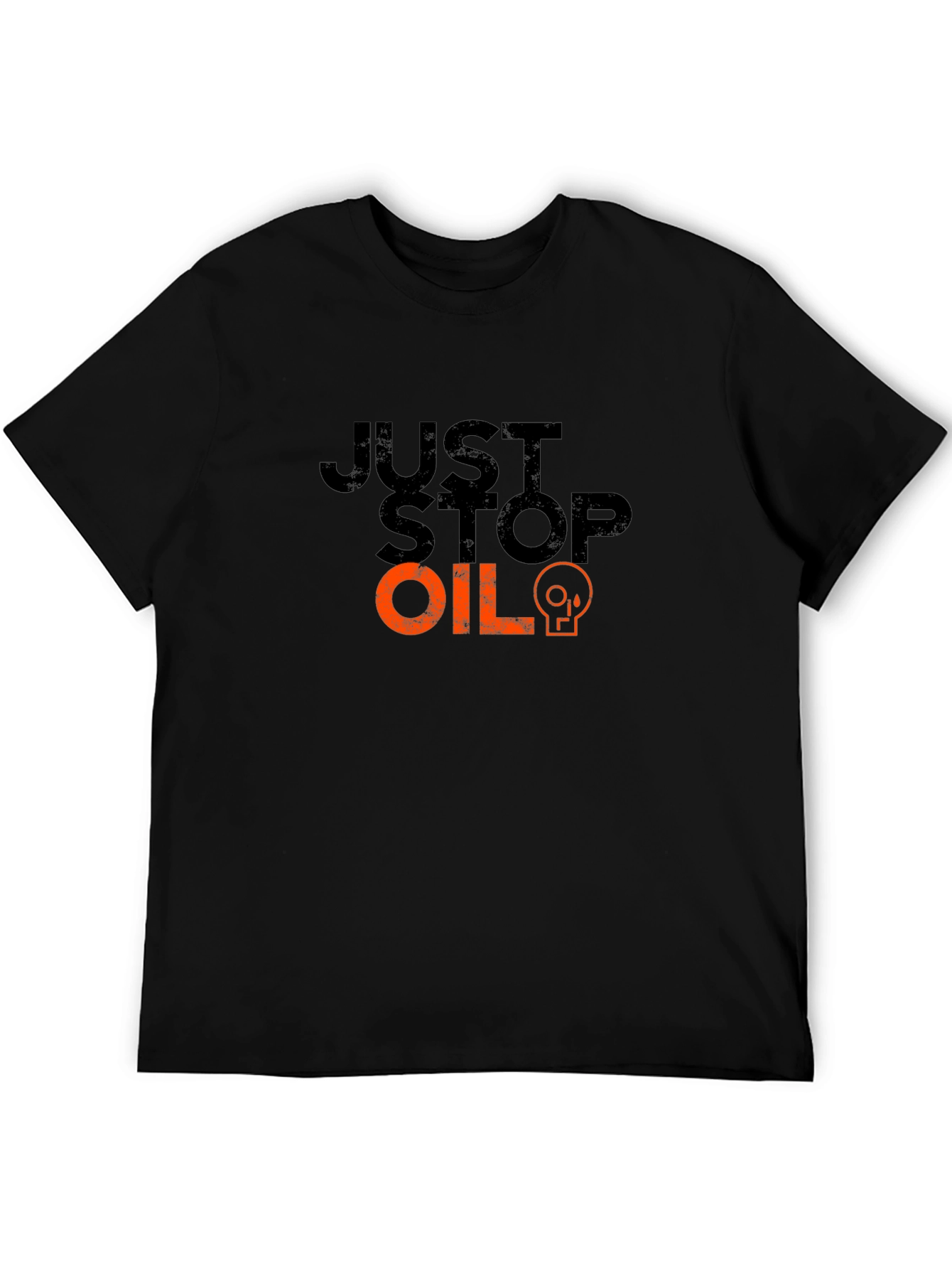 Just Stop Oil Graphic Tee - Eco Activism Shirt