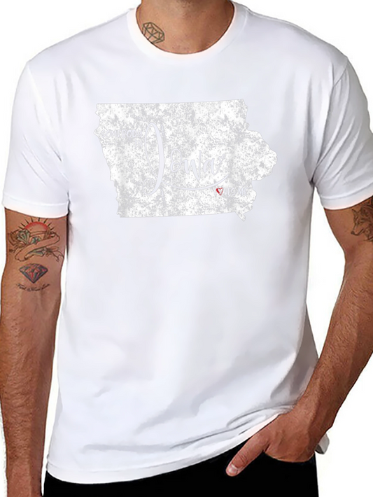 Iowa Love Graphic Tee - Black