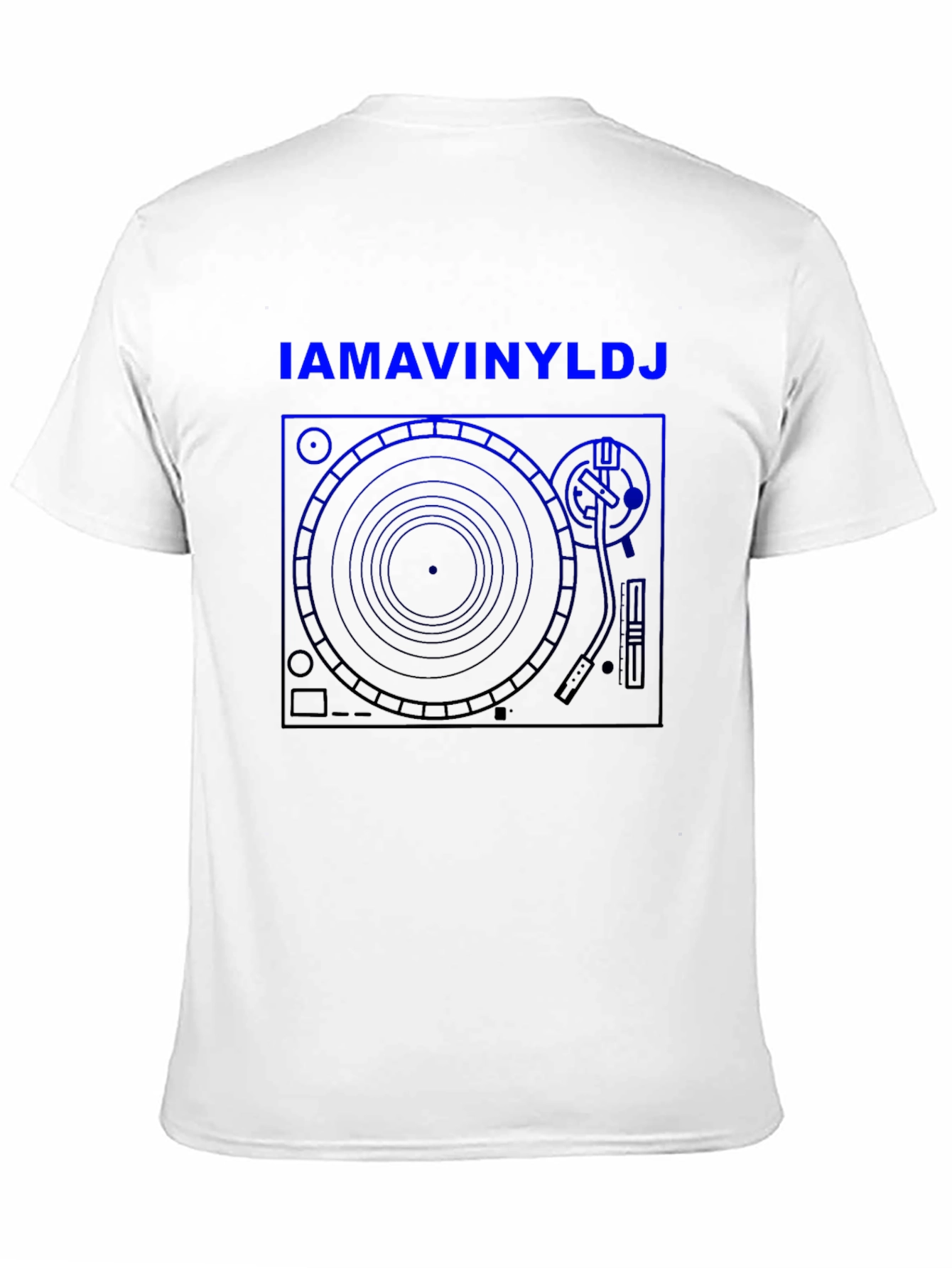 IAMAVINYLDJ T-Shirt - DJ Turntable Graphic Tee