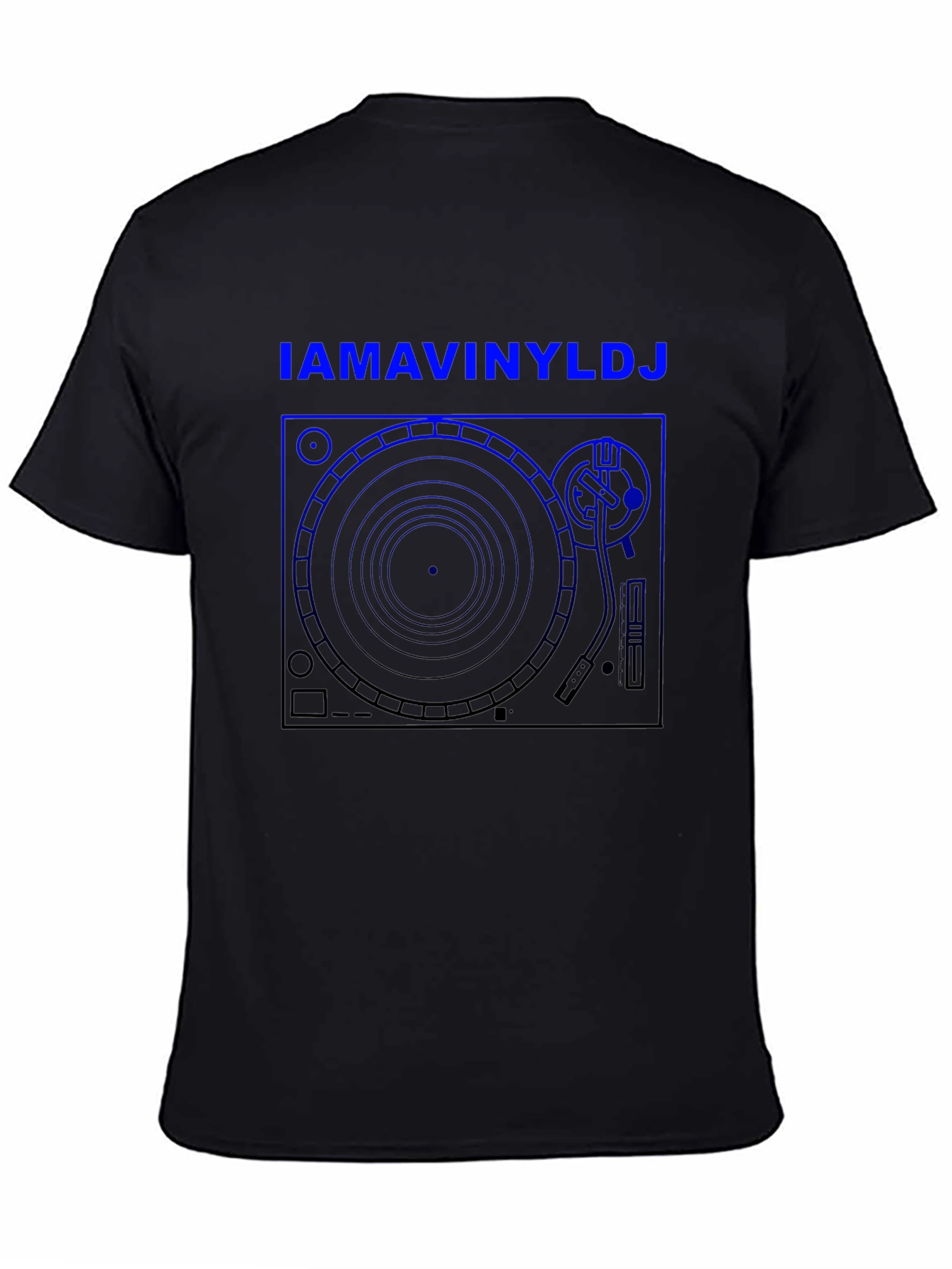IAMAVINYLDJ T-Shirt - DJ Turntable Graphic Tee