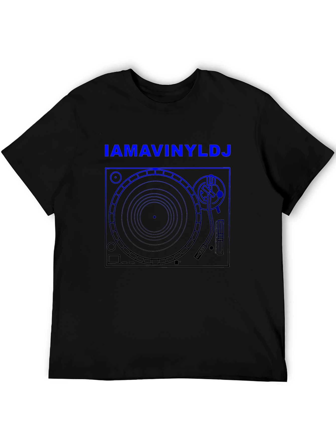 IAMAVINYLDJ T-Shirt - DJ Turntable Graphic Tee