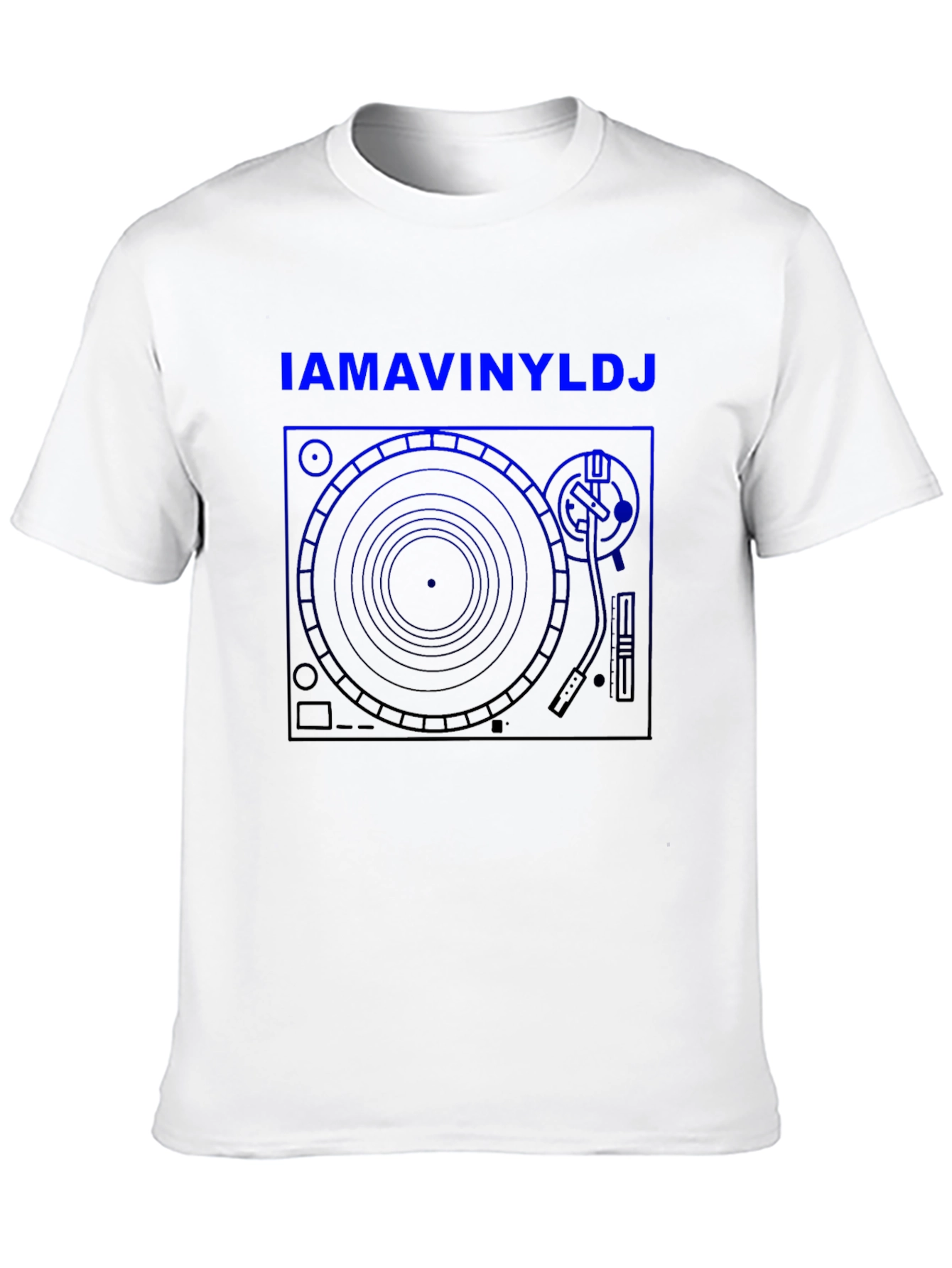 IAMAVINYLDJ T-Shirt - DJ Turntable Graphic Tee