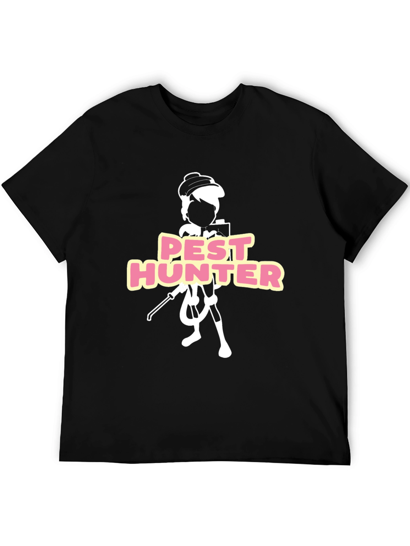 Pest Hunter Graphic Tee - Black Cotton