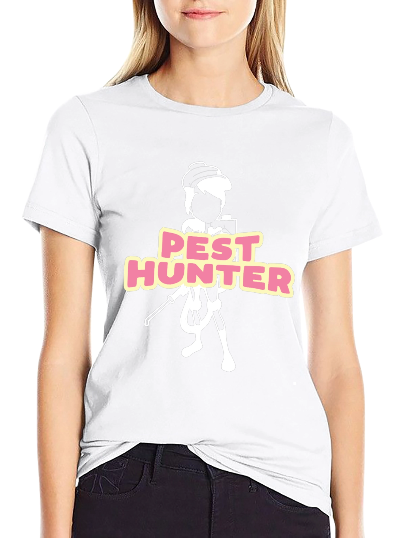 Pest Hunter Graphic Tee - Black Cotton