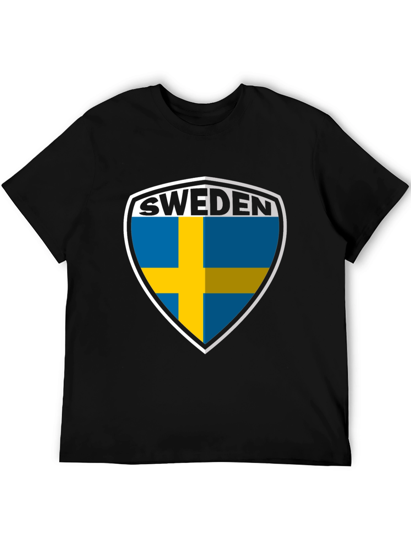 Sweden Flag Shield T-Shirt