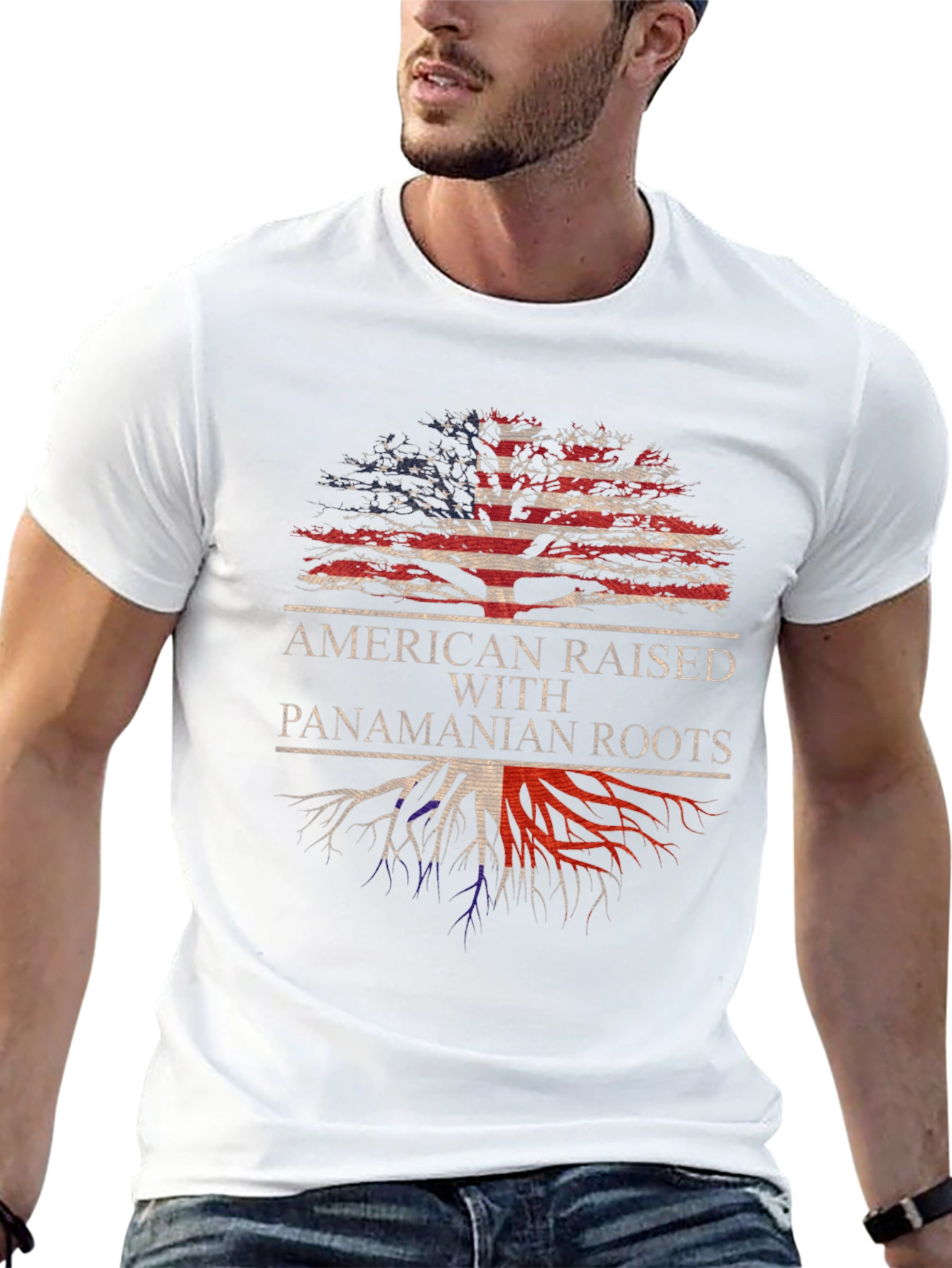 American Raised with Panamanian Roots T-Shirt