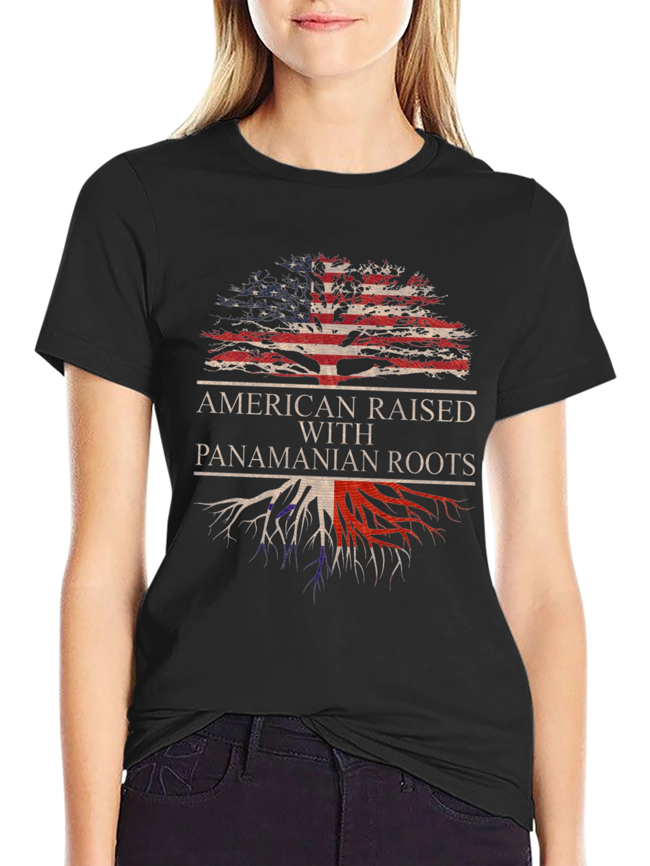 American Raised with Panamanian Roots T-Shirt