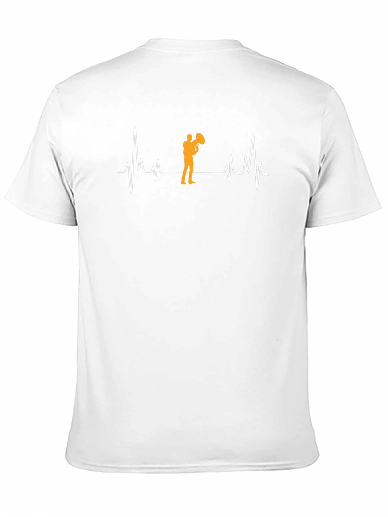 Tuba Heartbeat T-Shirt - Music Lover Tee