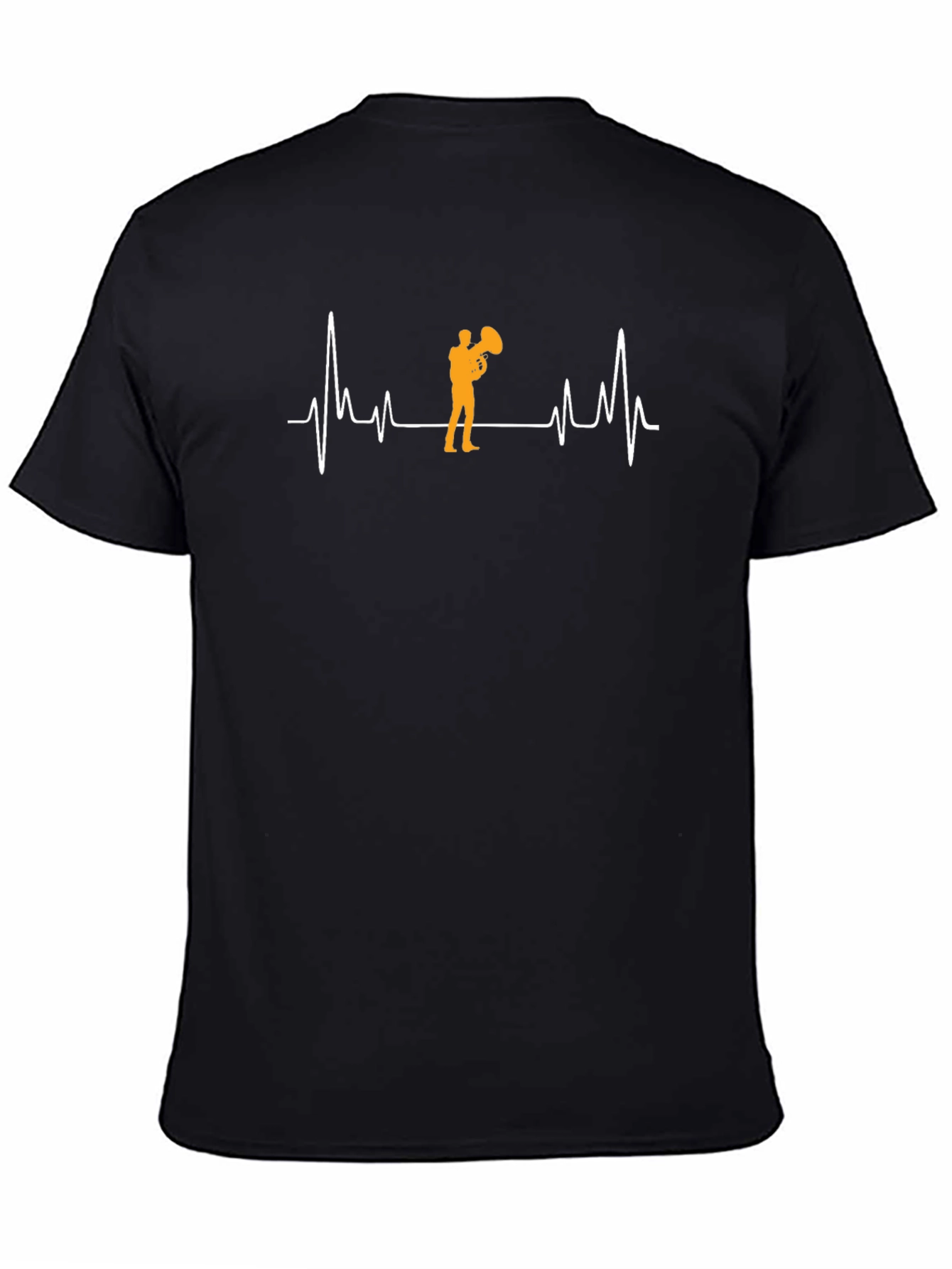 Tuba Heartbeat T-Shirt - Music Lover Tee