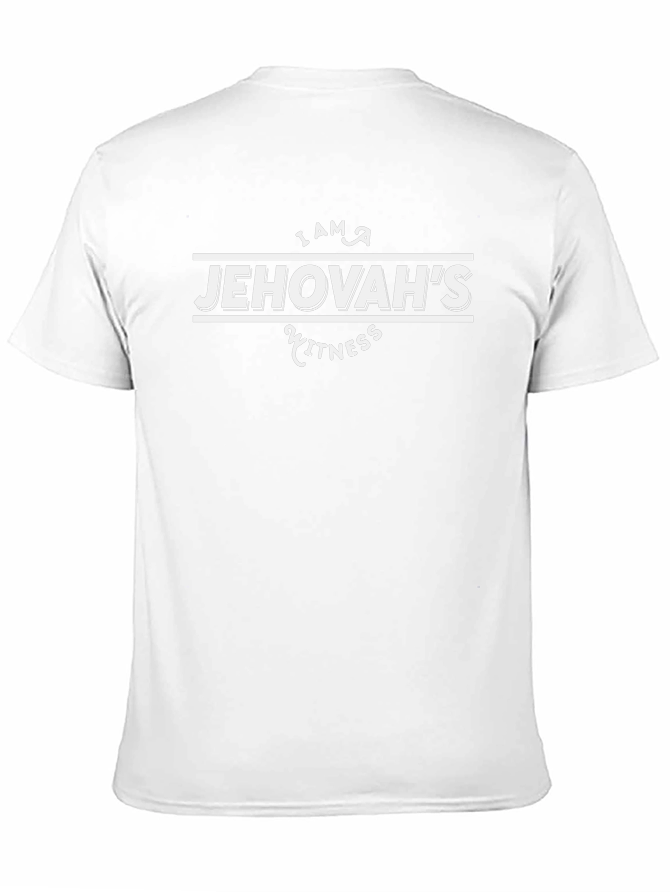I am a Jehovahs Witness T-Shirt Religious Black Cotton