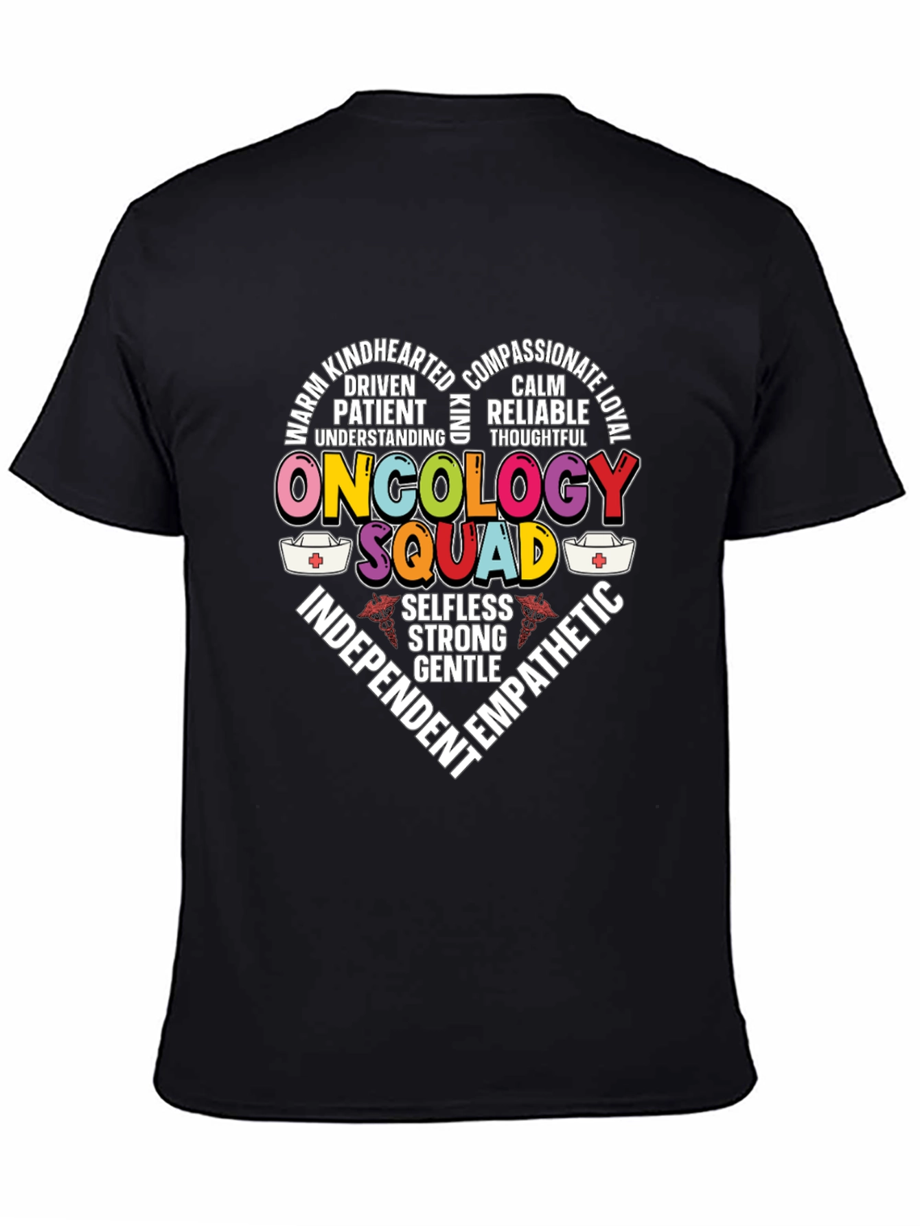Oncology Squad Heart Graphic T-Shirt