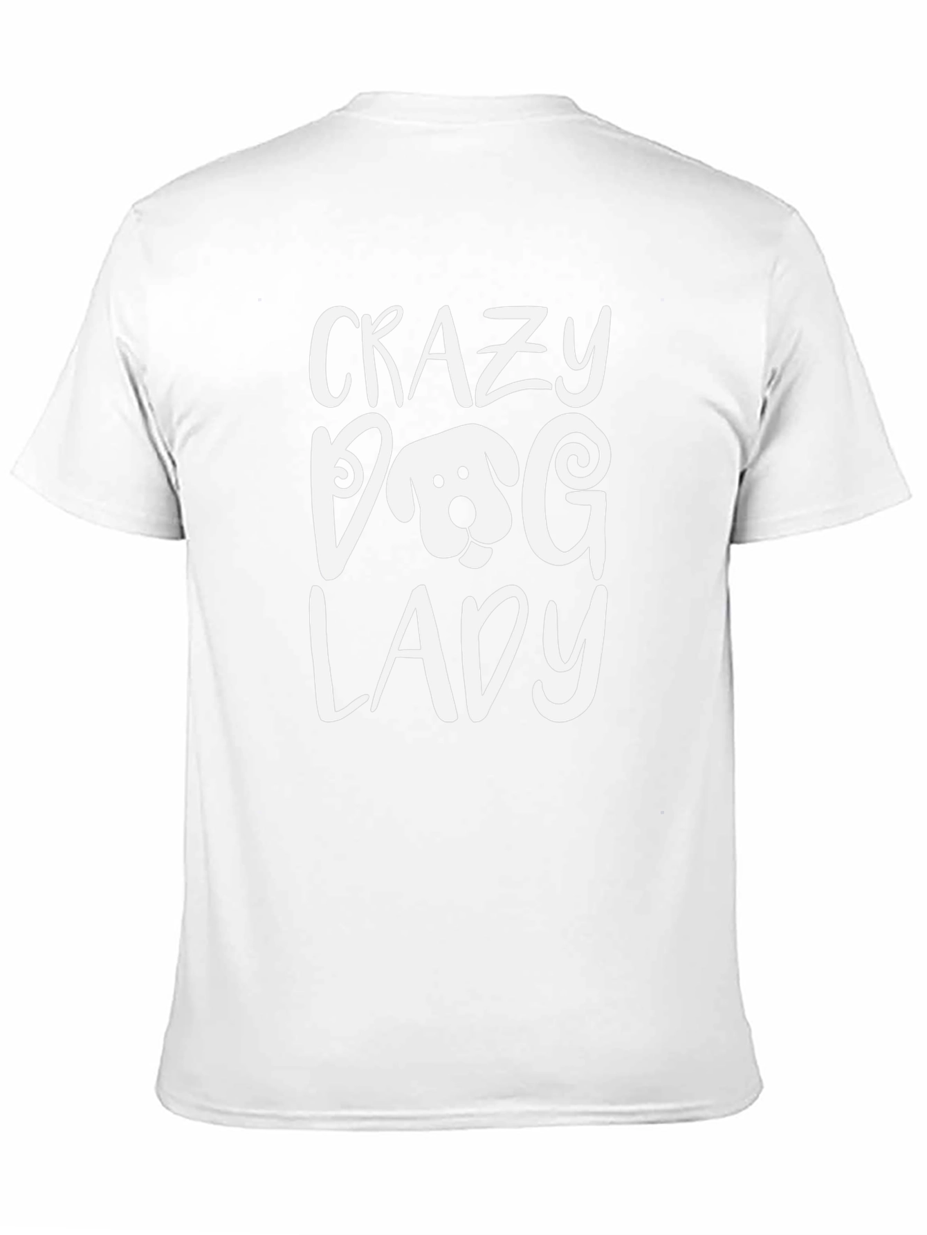 Crazy Dog Lady T-Shirt - Black