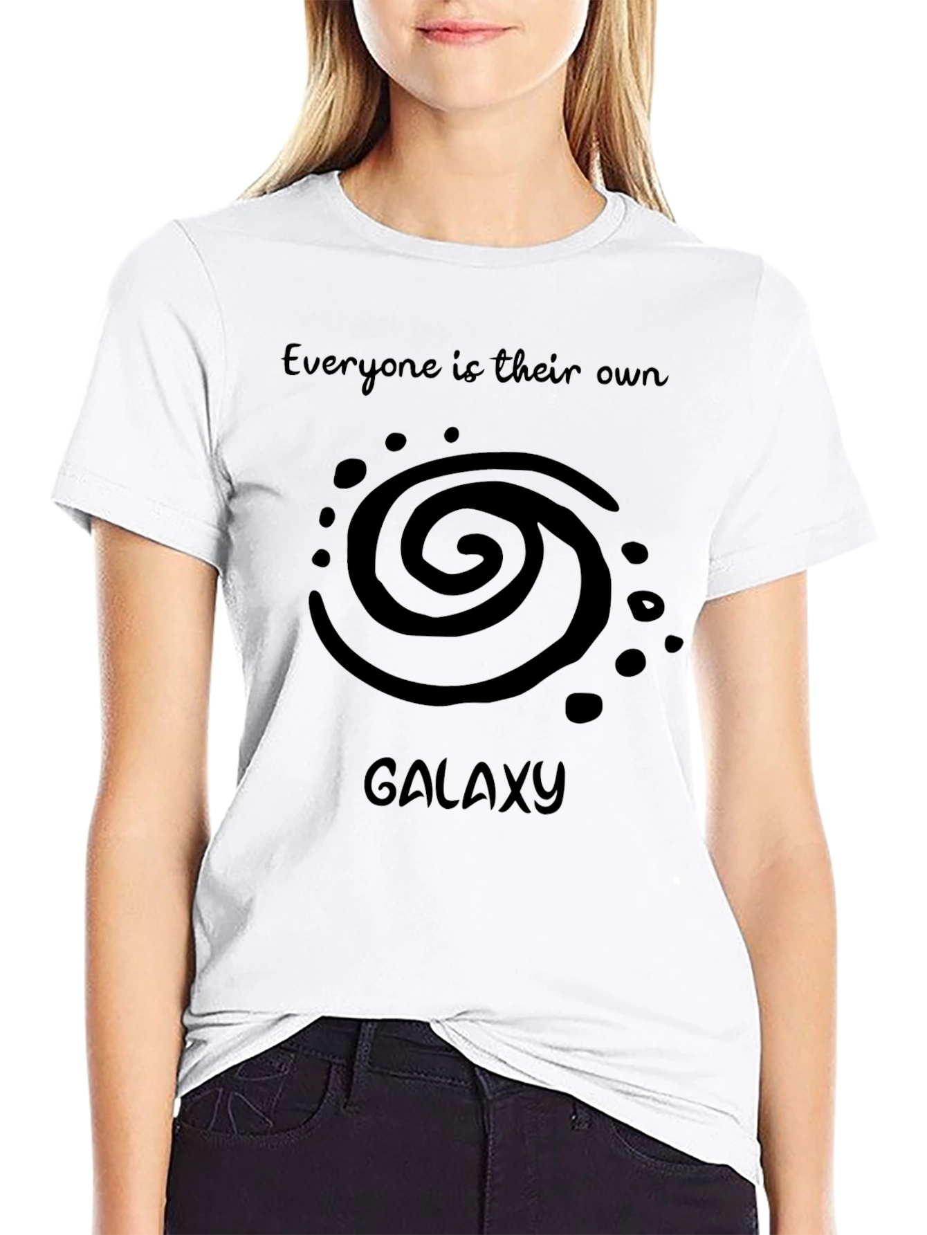 Everyone is Their Own Galaxy Black T-Shirt