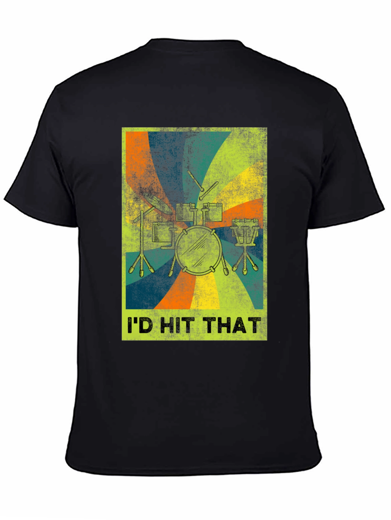 Id Hit That Drum Set Graphic Tee
