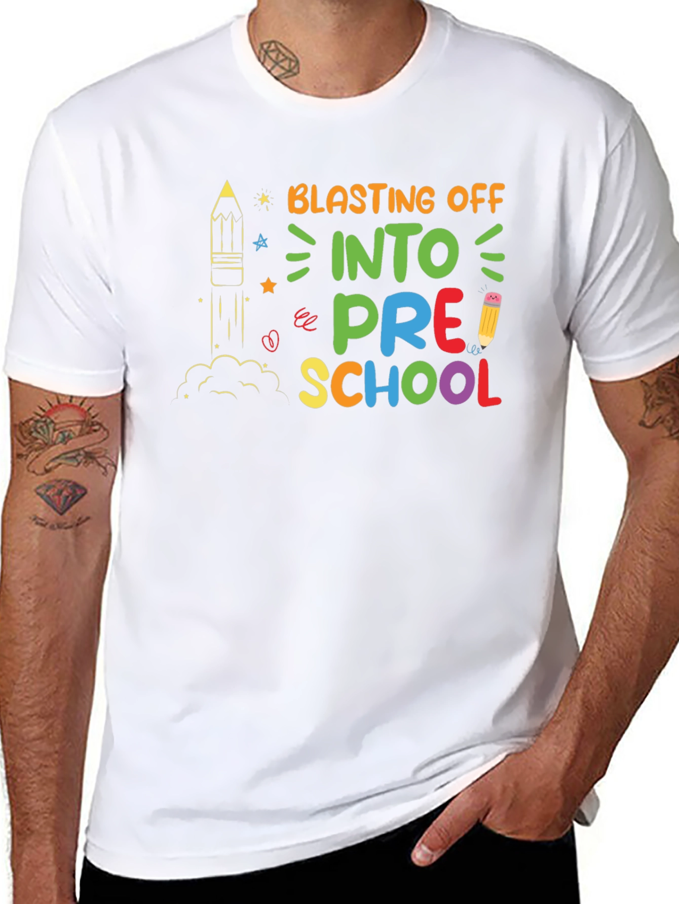 Blasting Off Into Preschool T-Shirt