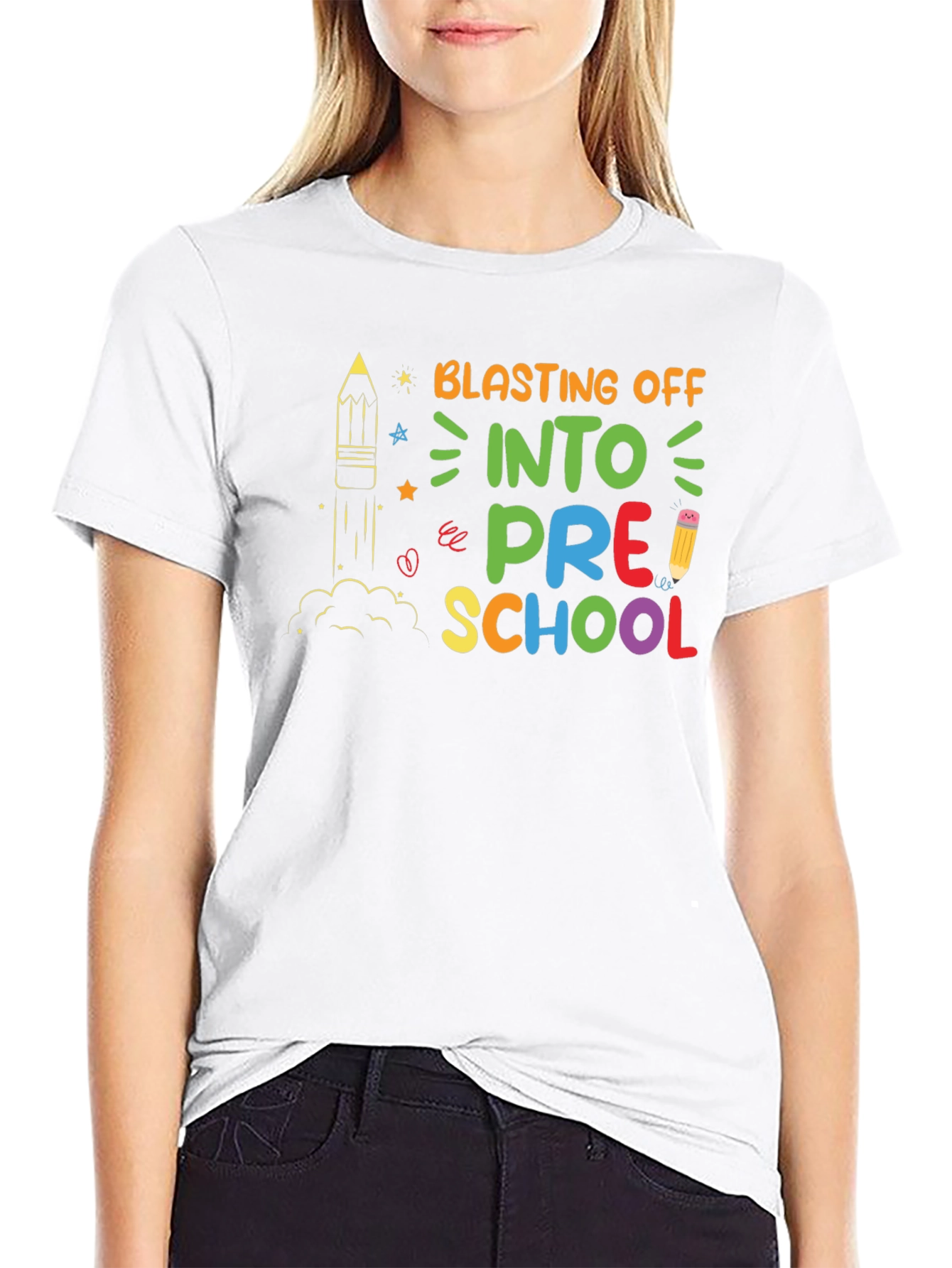 Blasting Off Into Preschool T-Shirt
