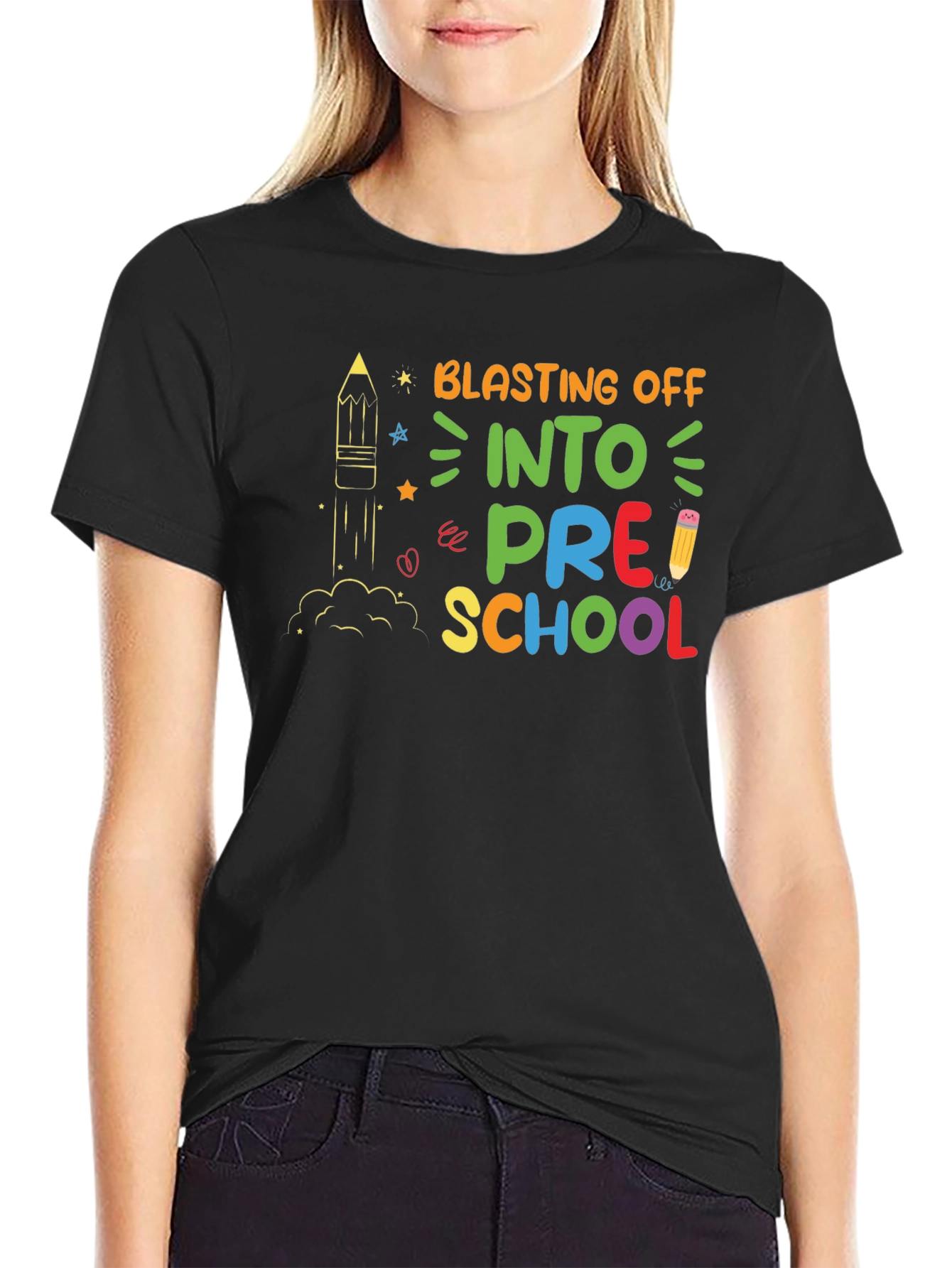 Blasting Off Into Preschool T-Shirt