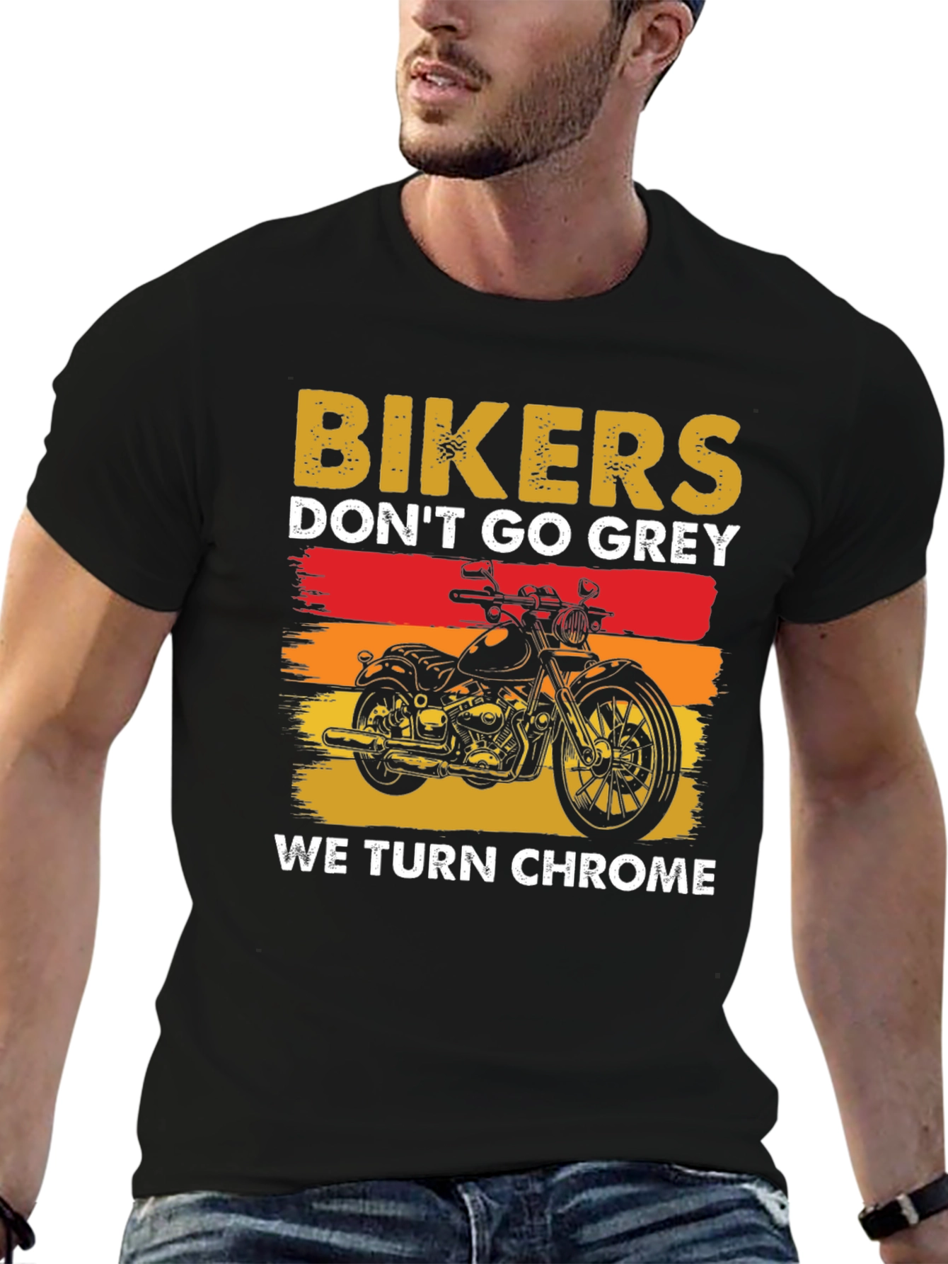 Bikers Dont Go Grey T-Shirt
