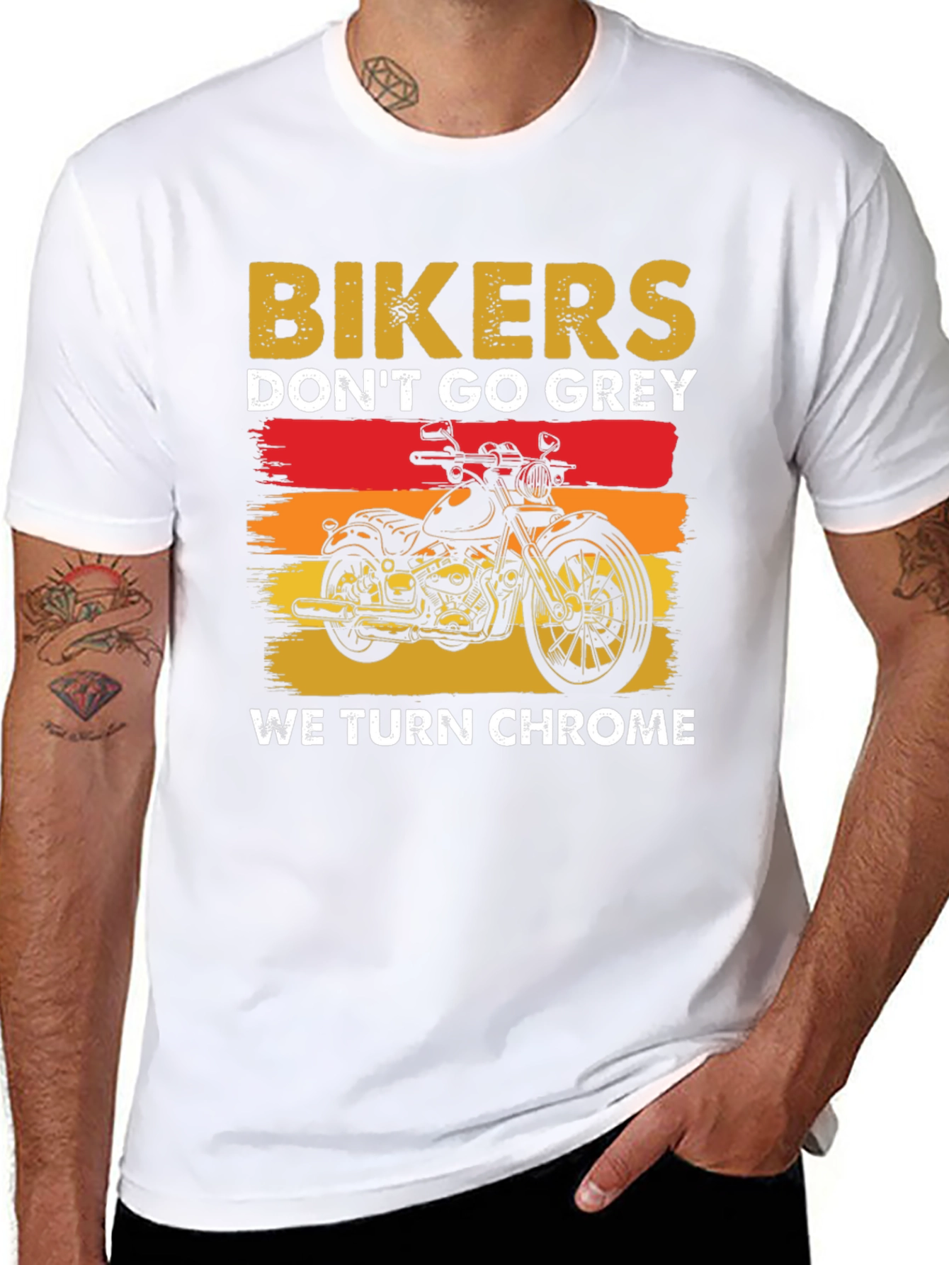 Bikers Dont Go Grey T-Shirt
