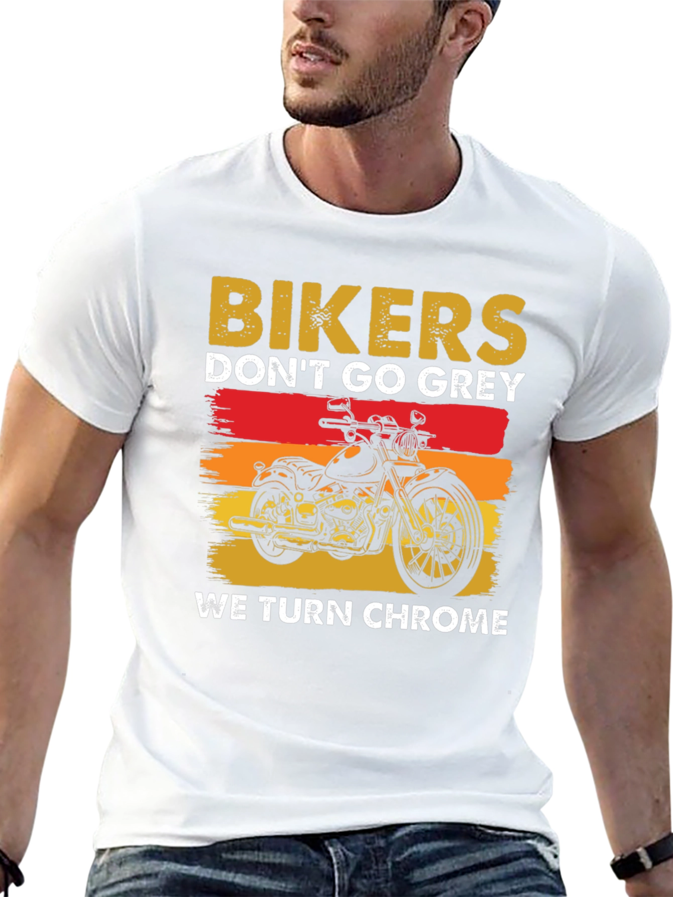 Bikers Dont Go Grey T-Shirt