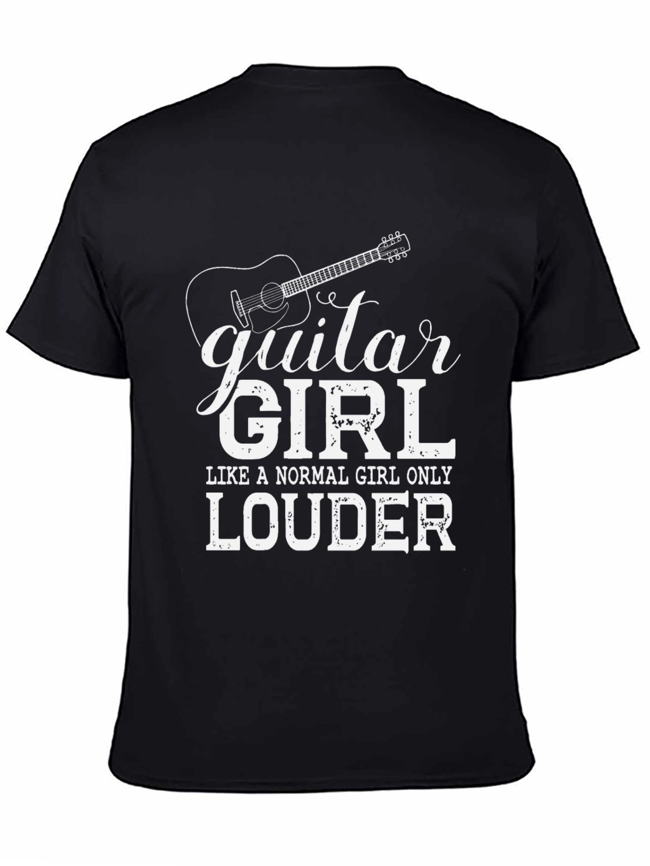 Guitar Girl T-Shirt - Loud & Proud Musician Tee