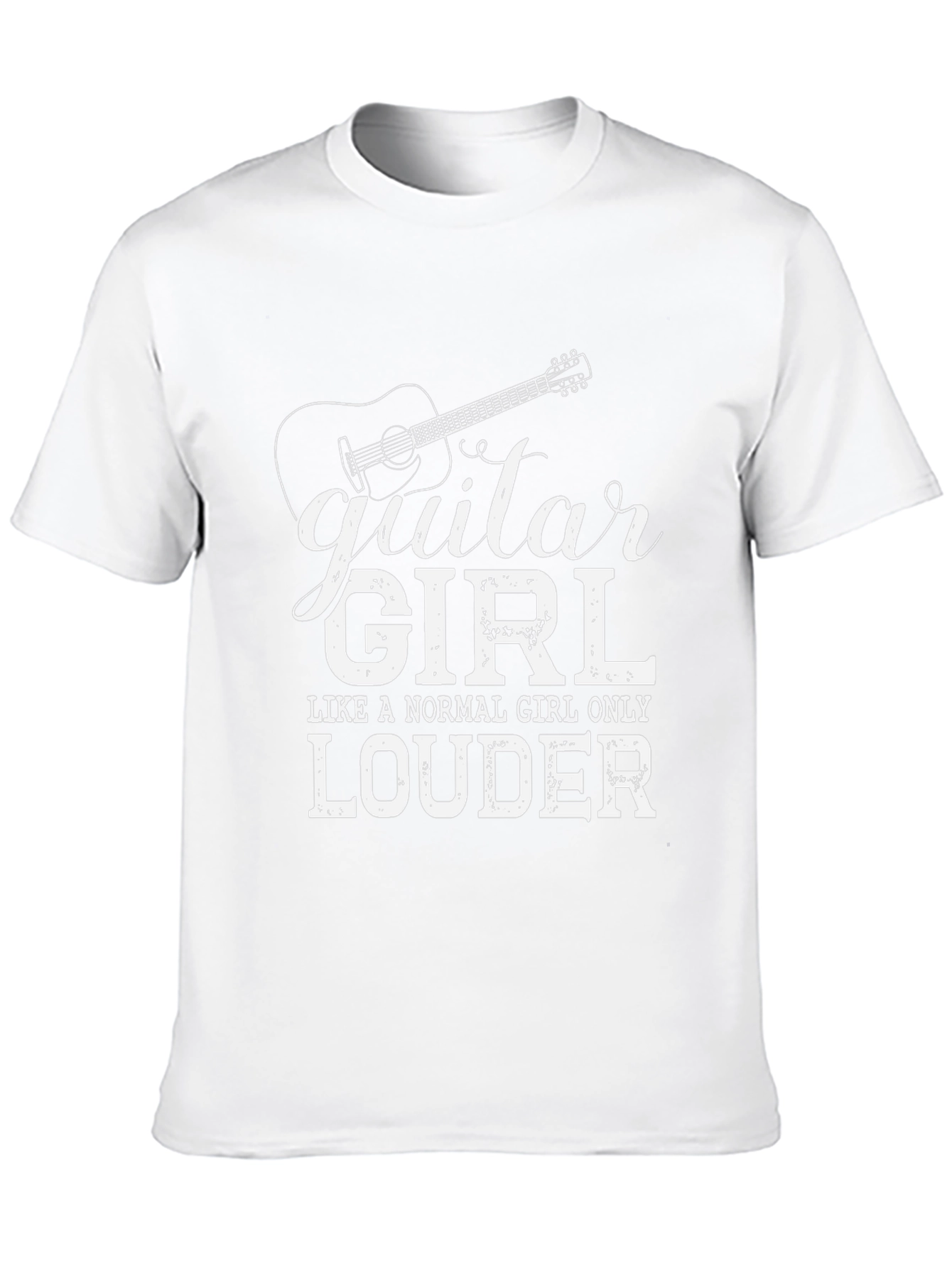 Guitar Girl T-Shirt - Loud & Proud Musician Tee