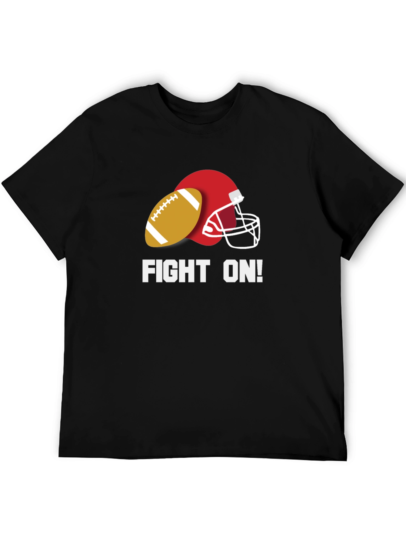 Fight On! Football Helmet and Ball T-Shirt