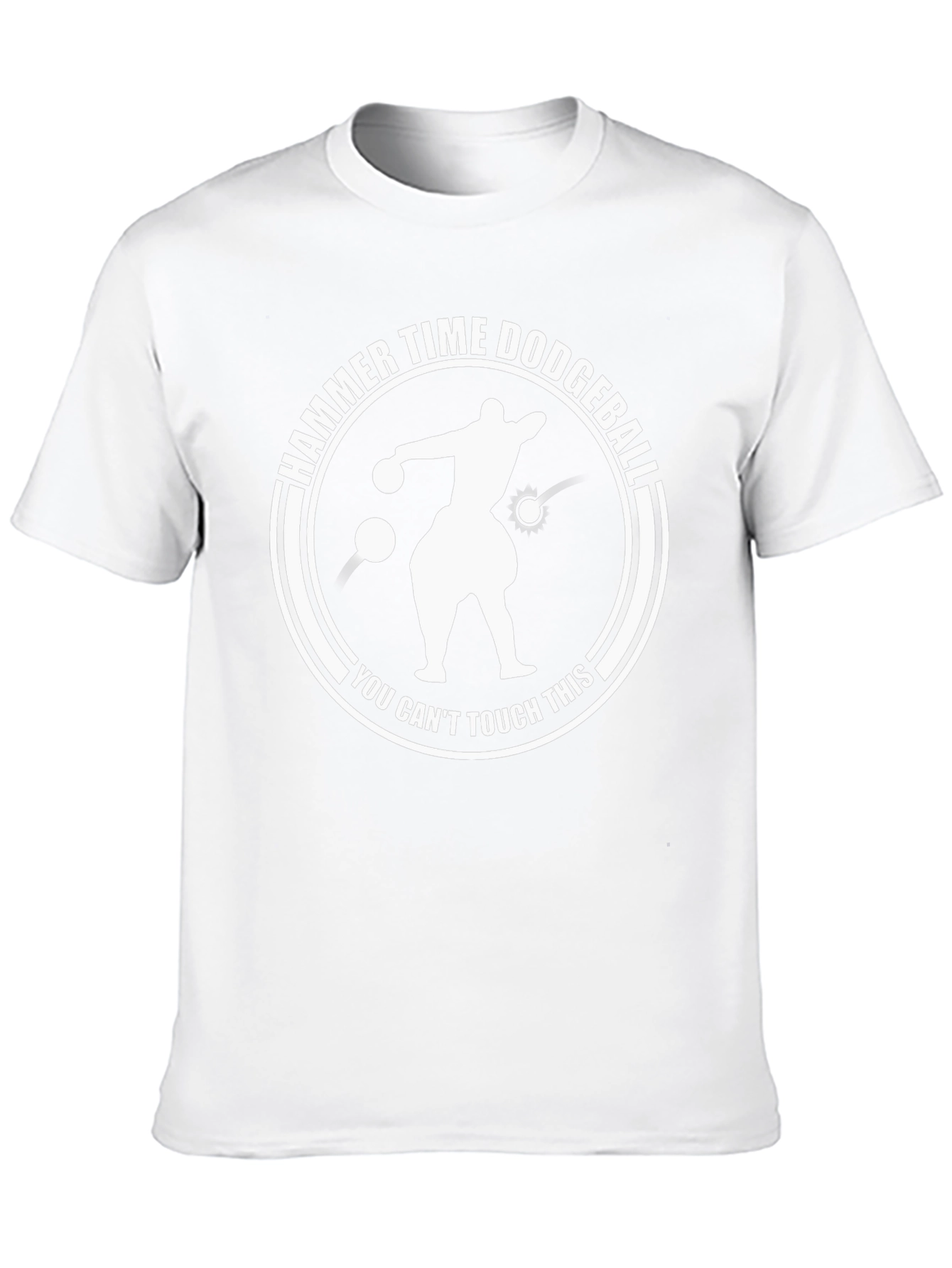 Hammer Time Dodgeball Black Graphic T-Shirt