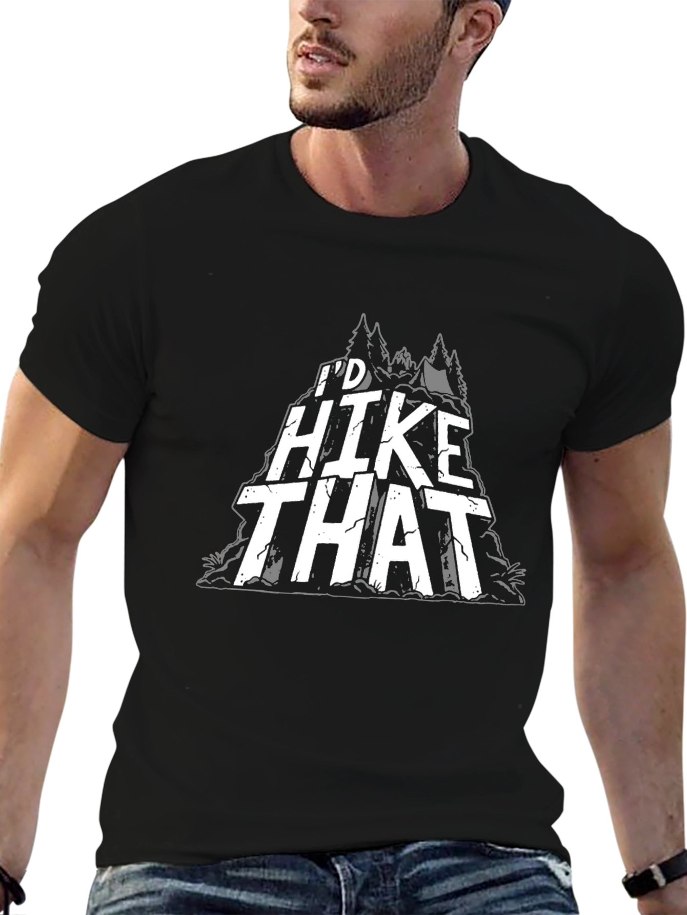 Id Hike That Graphic T-Shirt - Black