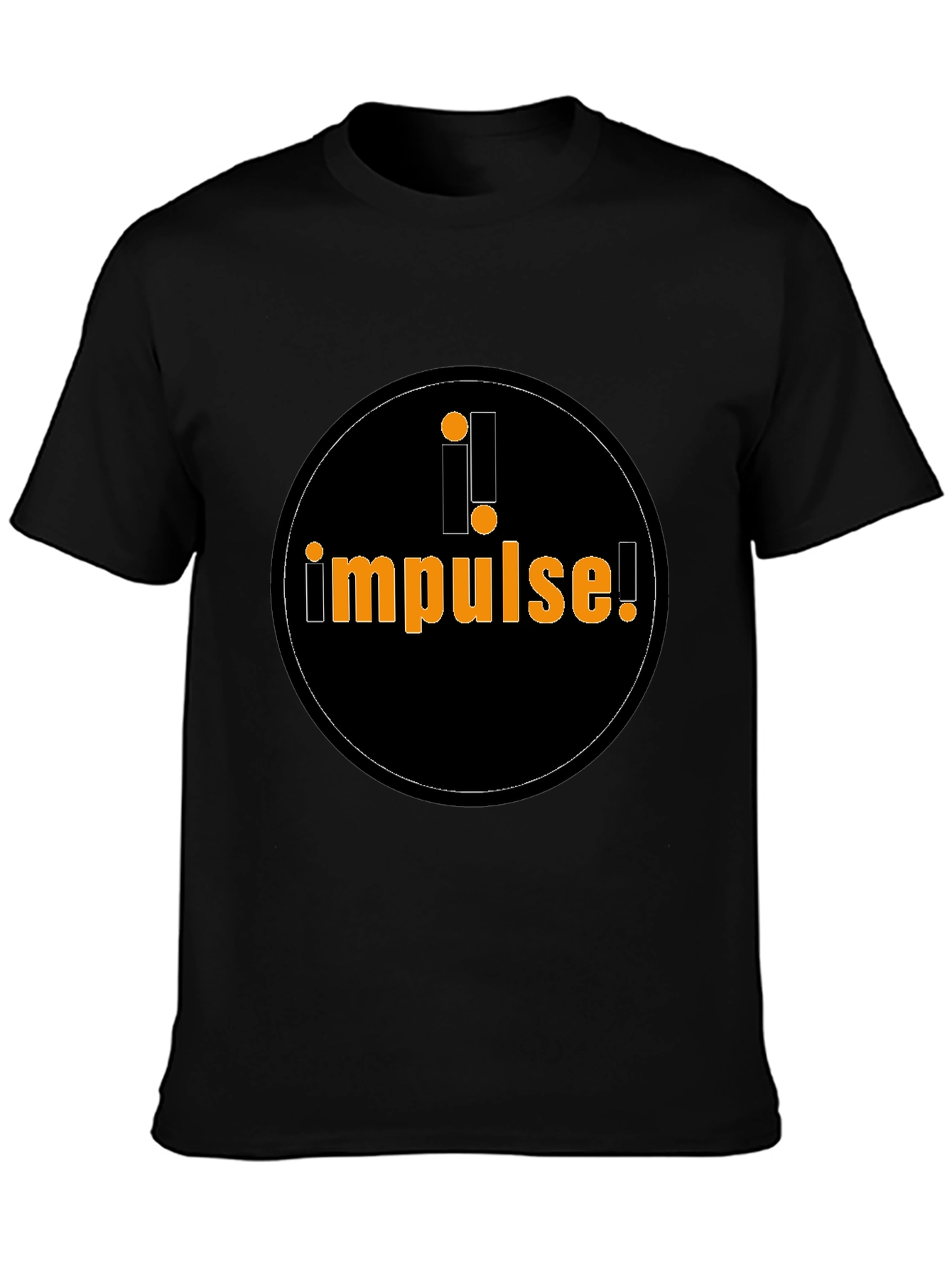 Impulse Graphic Tee - Black Cotton Casual Shirt