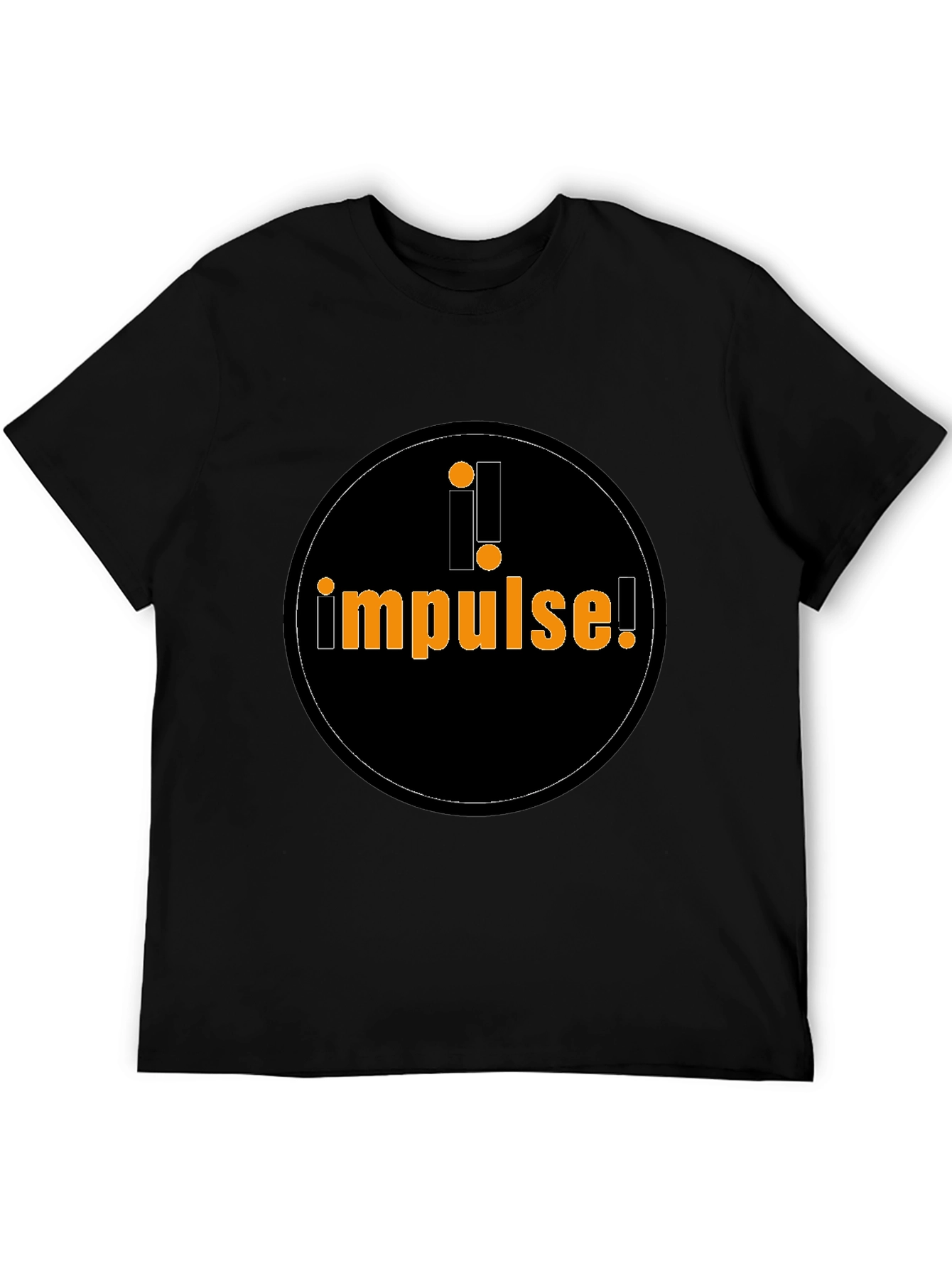 Impulse Graphic Tee - Black Cotton Casual Shirt