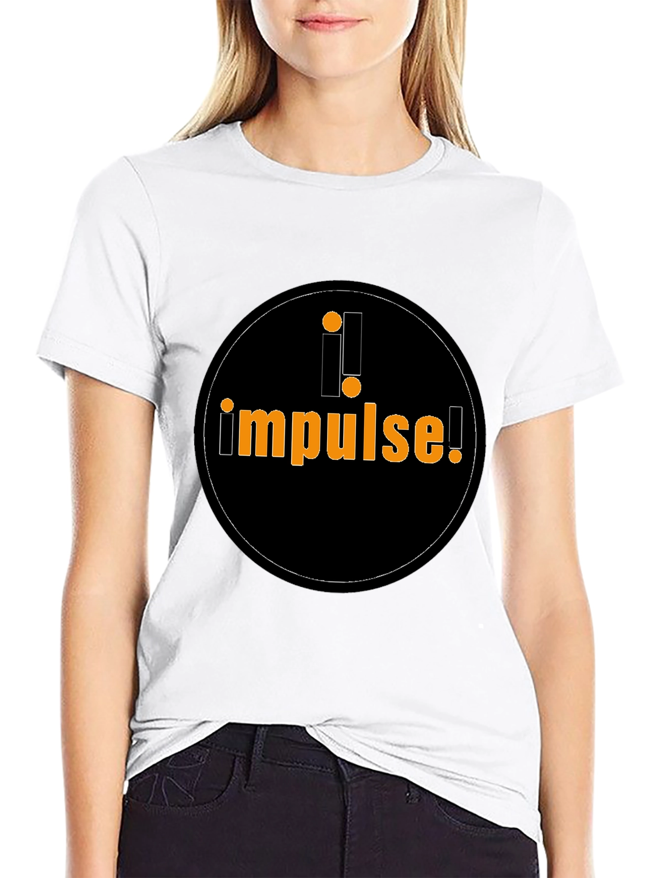 Impulse Graphic Tee - Black Cotton Casual Shirt