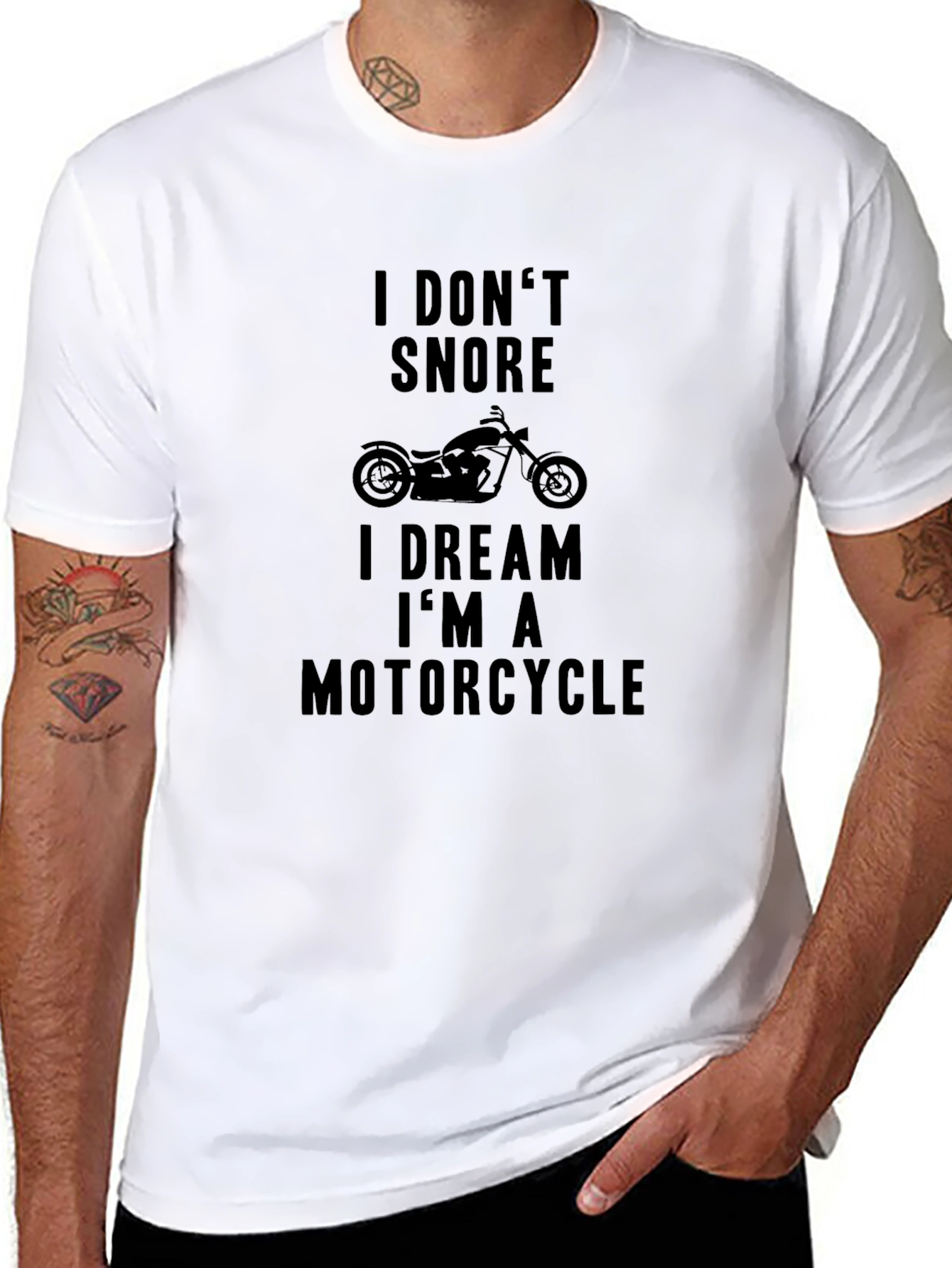 Motorcycle Dreamer Black T-Shirt