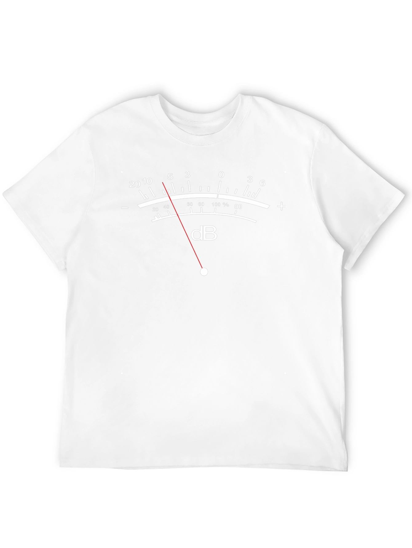 dB Meter Graphic T-Shirt - Black Music Lover Tee
