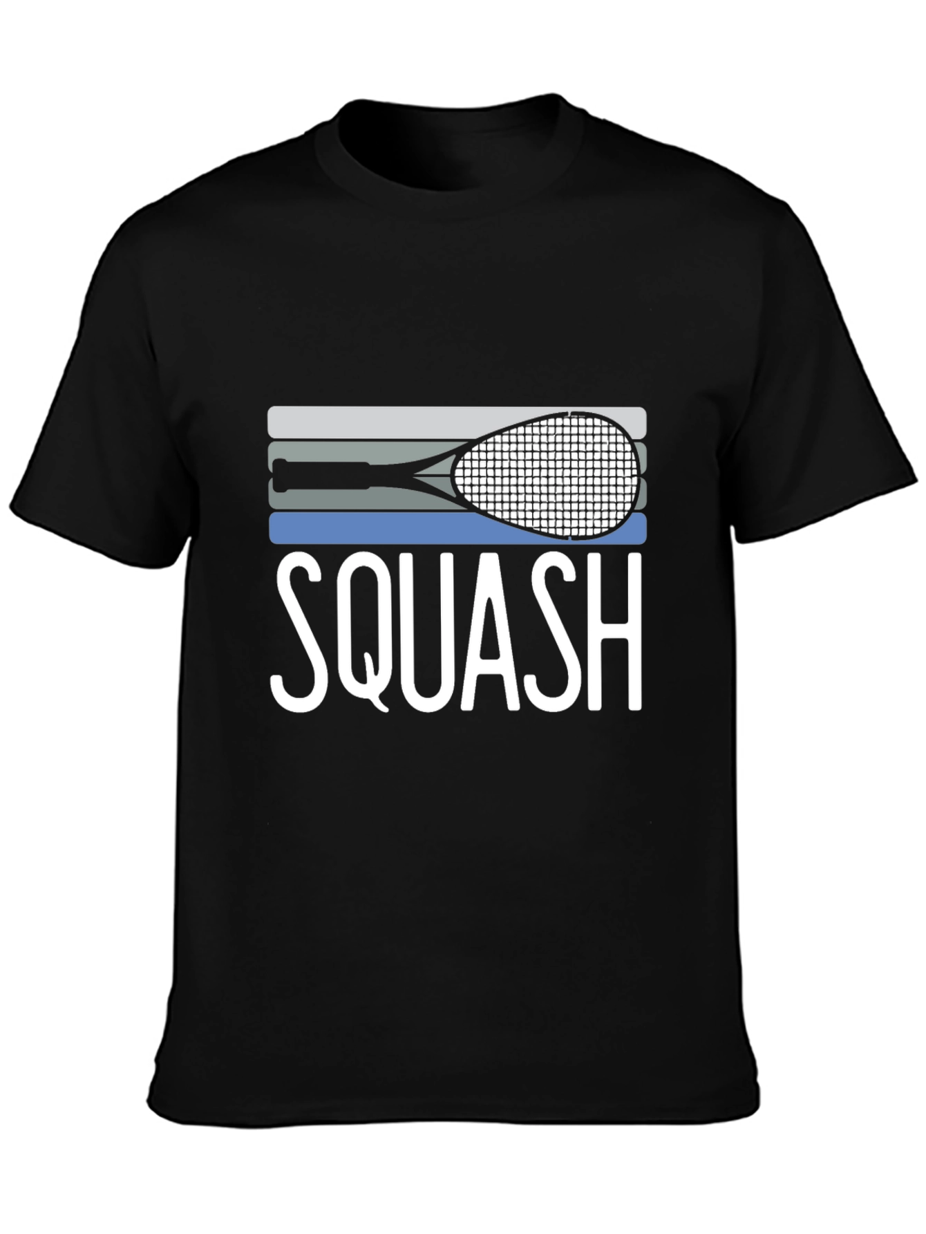 Squash Retro Racket Graphic T-Shirt