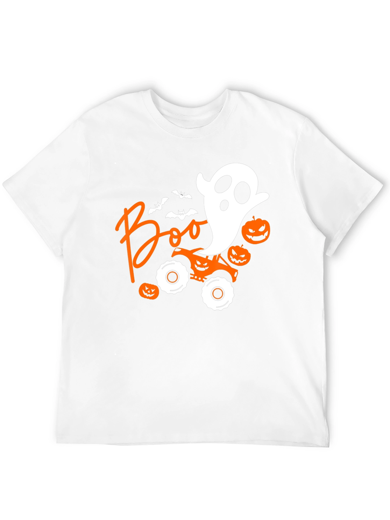 Halloween Ghost Monster Truck T-Shirt