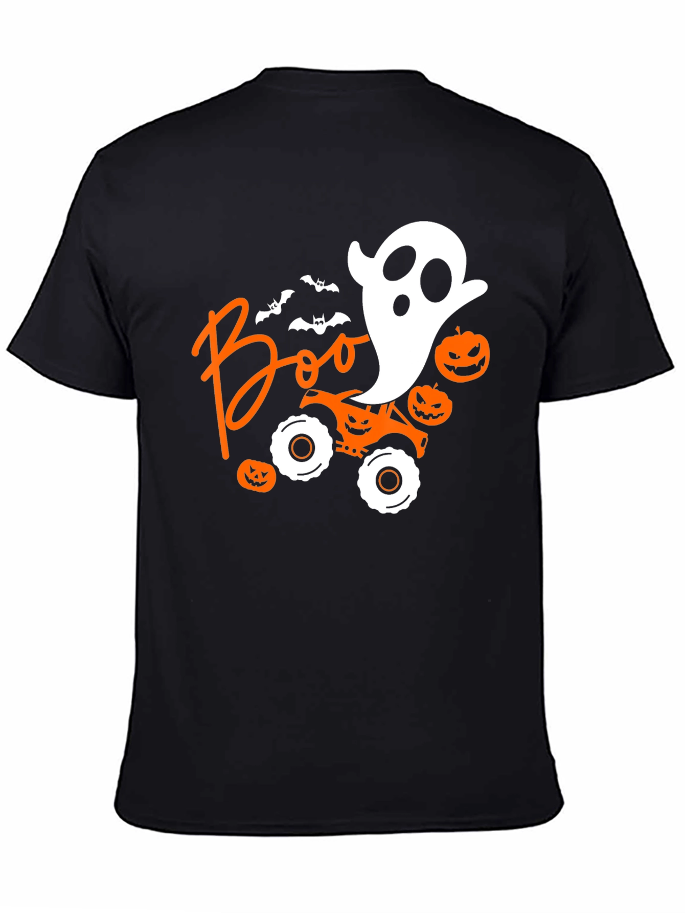Halloween Ghost Monster Truck T-Shirt