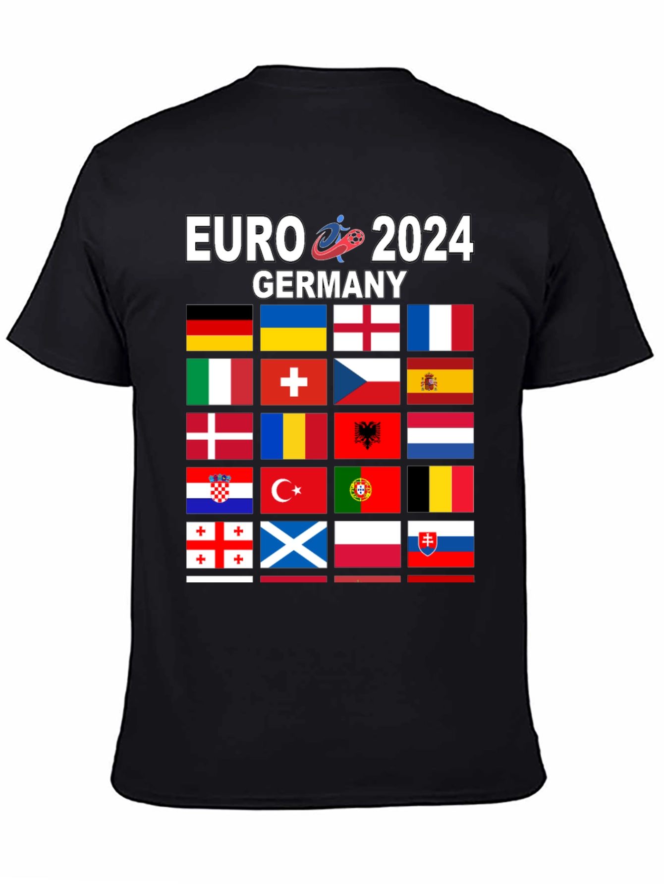 Euro 2024 Germany Flags T-Shirt