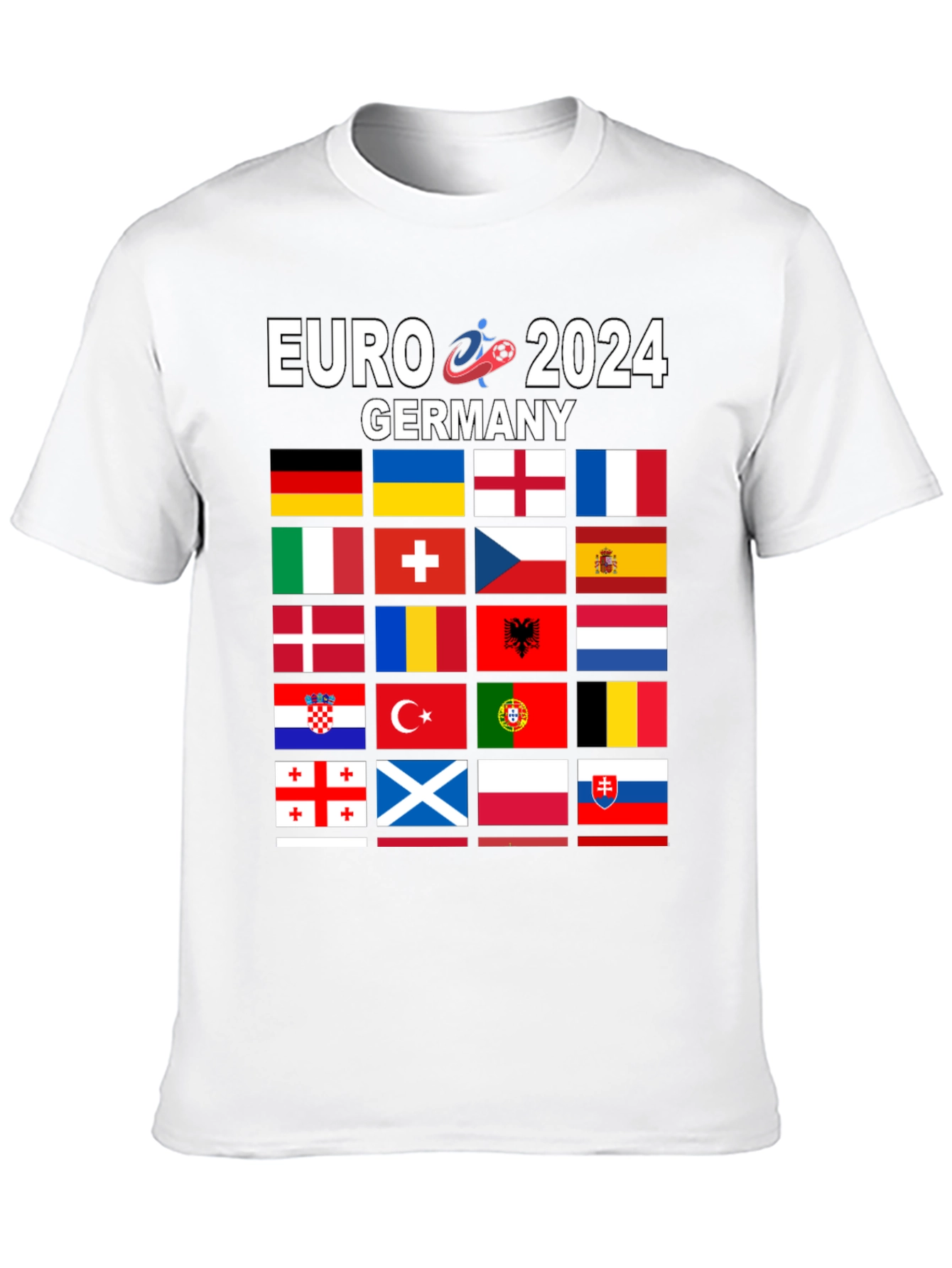 Euro 2024 Germany Flags T-Shirt