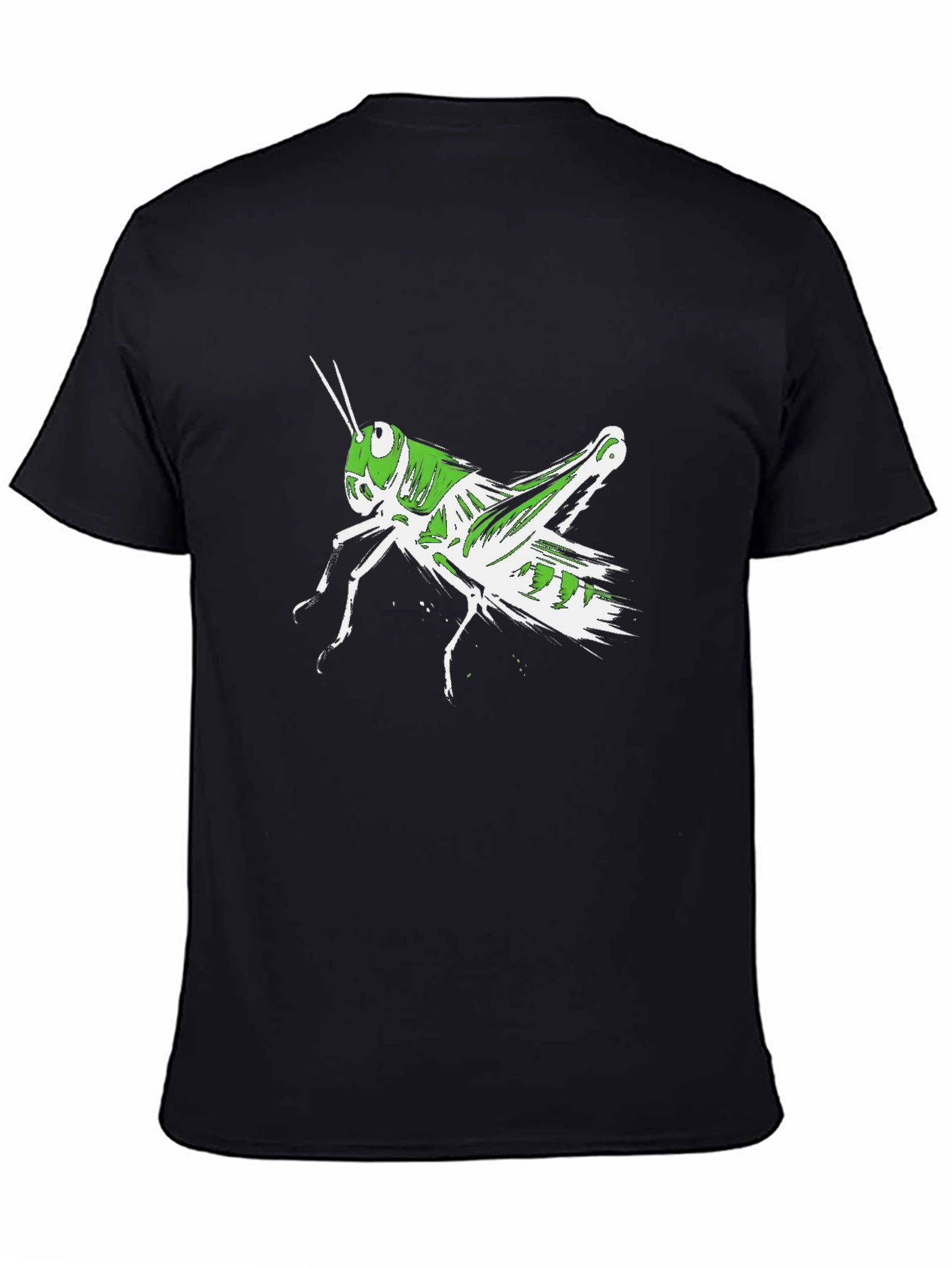 Grasshopper Graphic Black T-Shirt